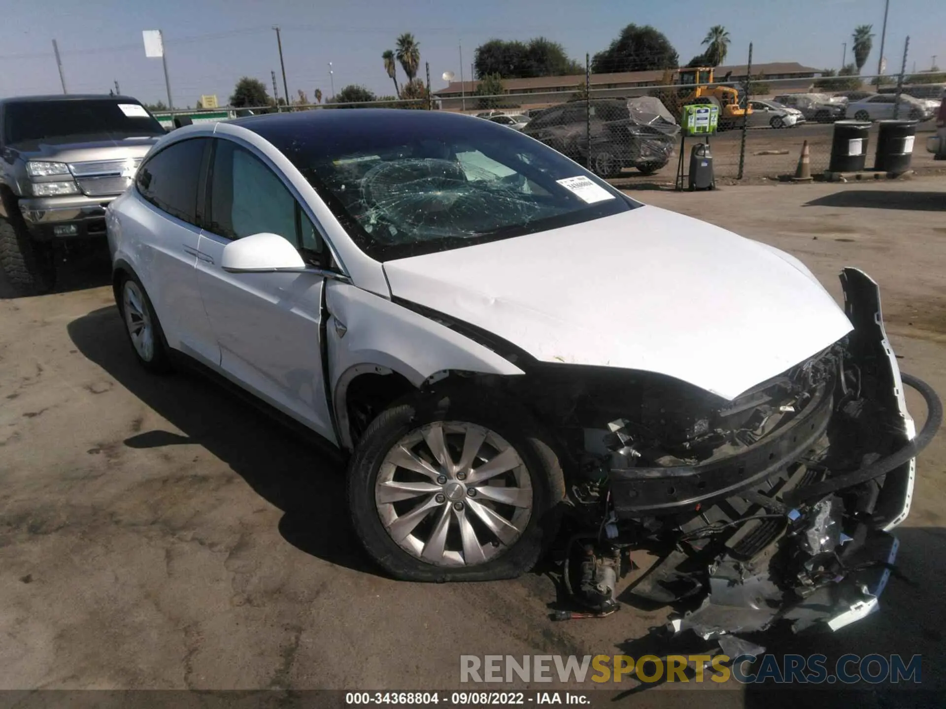 1 Photograph of a damaged car 5YJXCAE28KF197560 TESLA MODEL X 2019