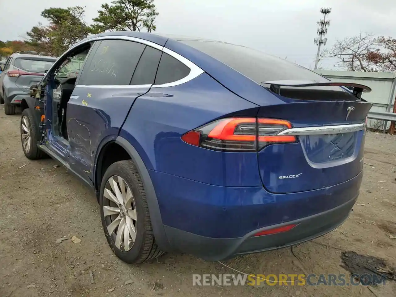 3 Photograph of a damaged car 5YJXCAE46KF191015 TESLA MODEL X 2019