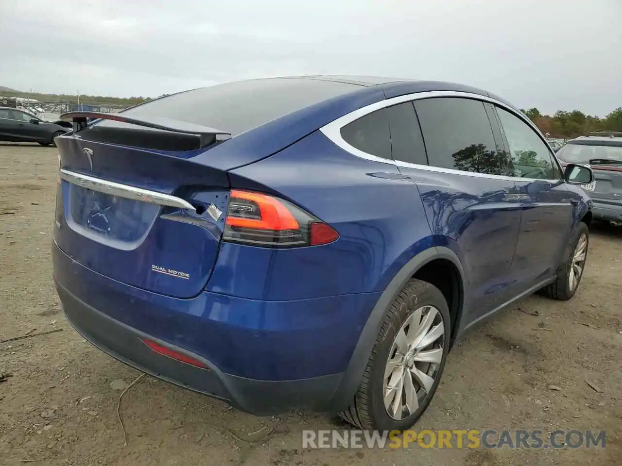 4 Photograph of a damaged car 5YJXCAE46KF191015 TESLA MODEL X 2019