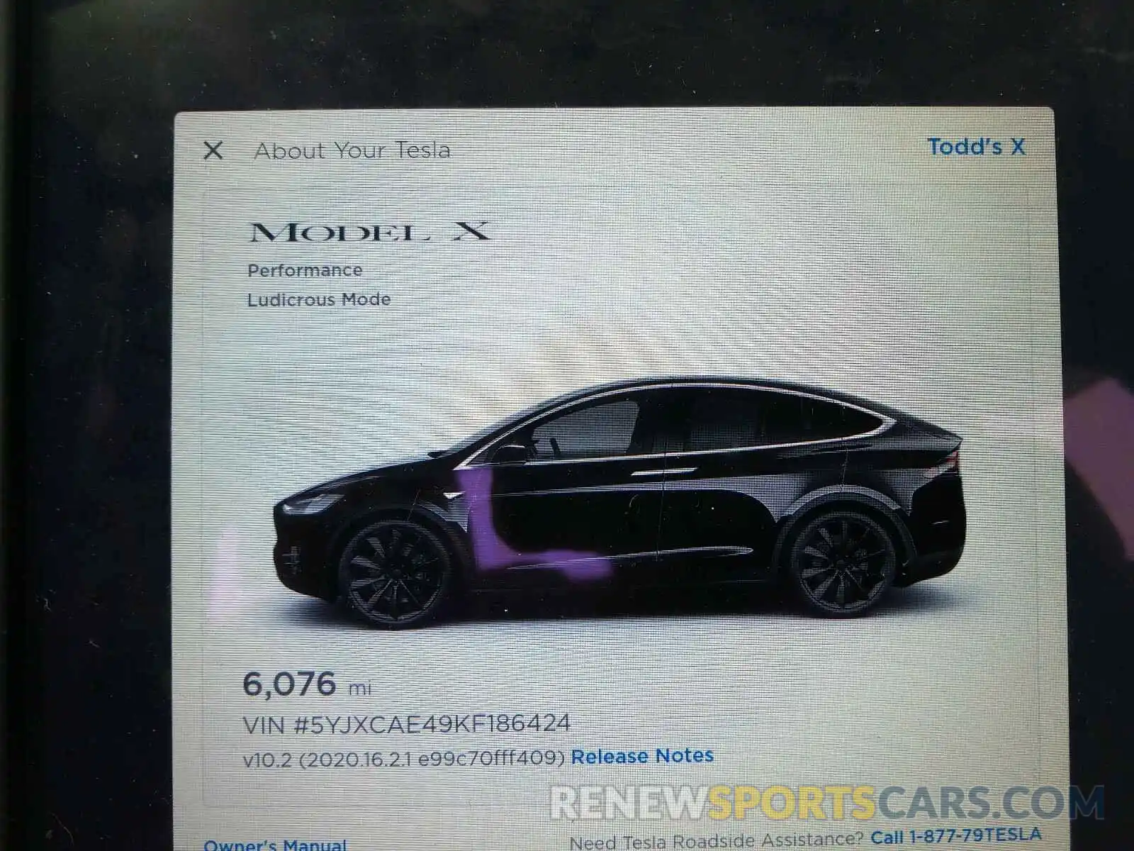 8 Photograph of a damaged car 5YJXCAE49KF186424 TESLA MODEL X 2019