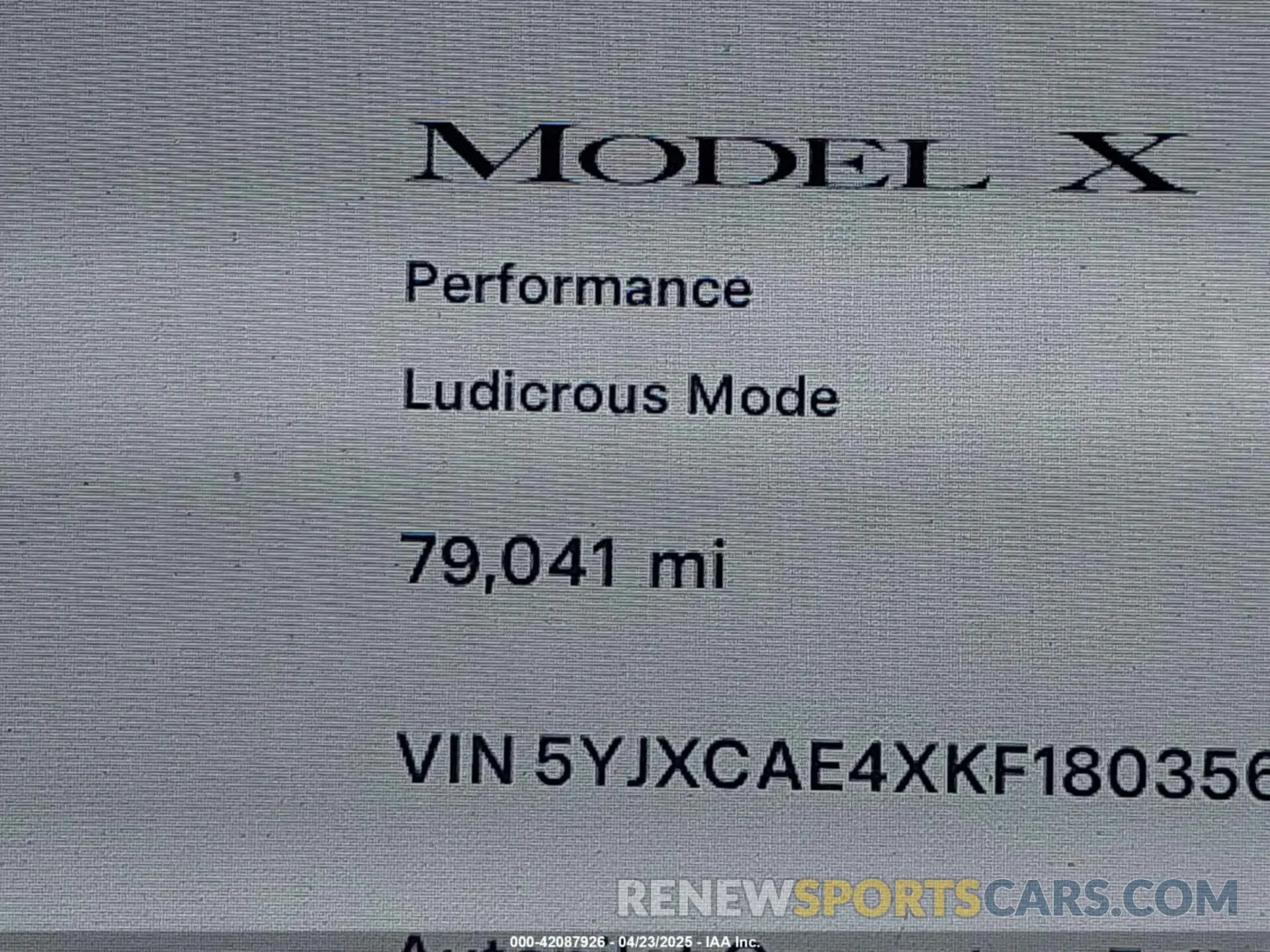 14 Photograph of a damaged car 5YJXCAE4XKF180356 TESLA MODEL X 2019