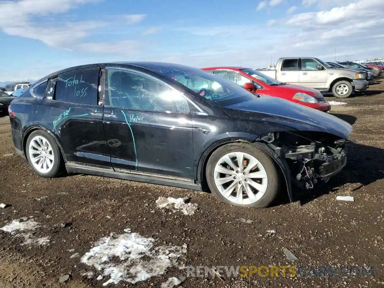 4 Photograph of a damaged car 5YJXCBE21KF192755 TESLA MODEL X 2019