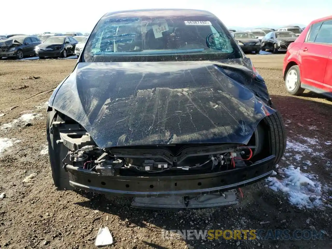 5 Photograph of a damaged car 5YJXCBE21KF192755 TESLA MODEL X 2019