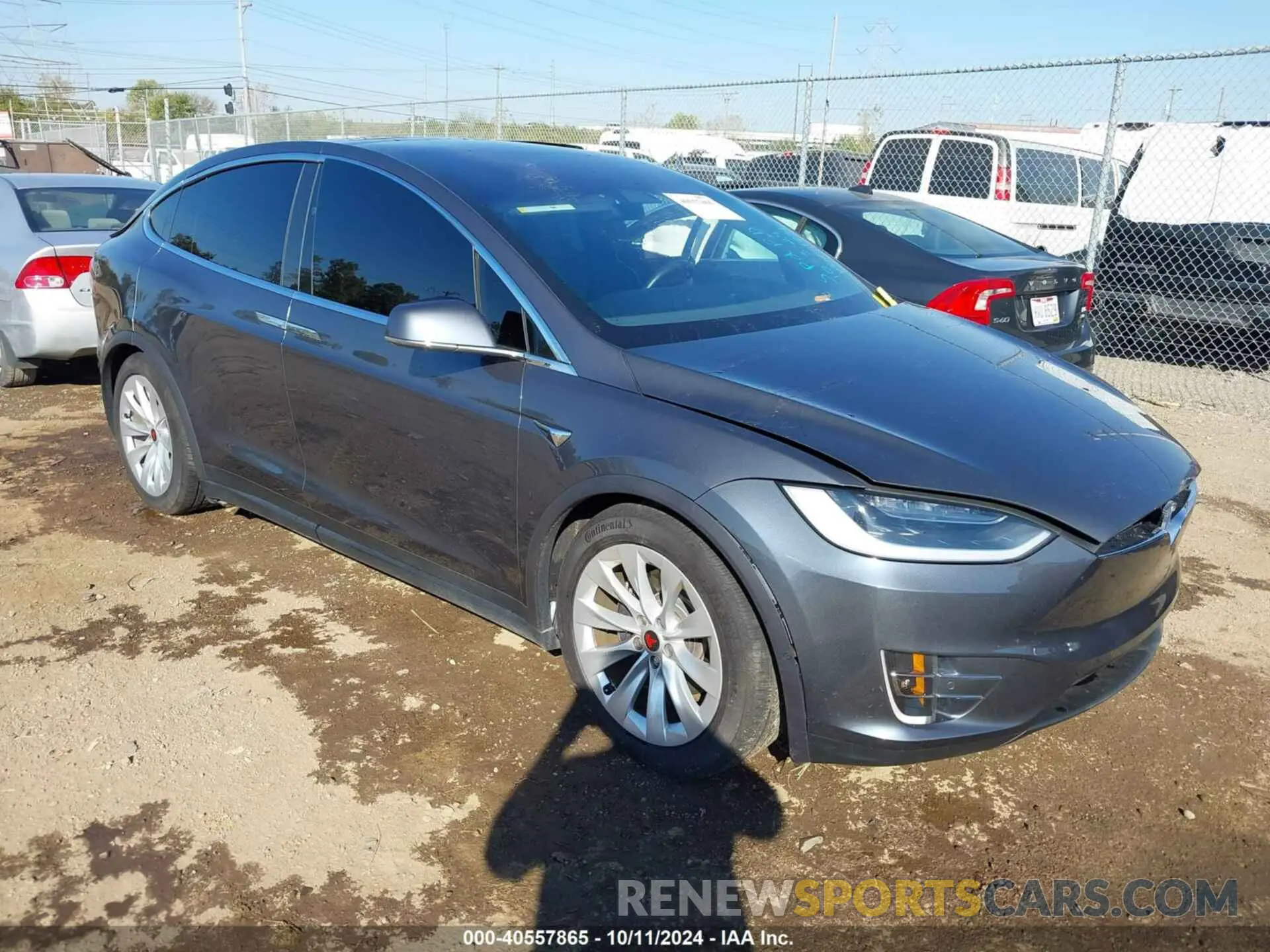 1 Photograph of a damaged car 5YJXCBE22KF151731 TESLA MODEL X 2019