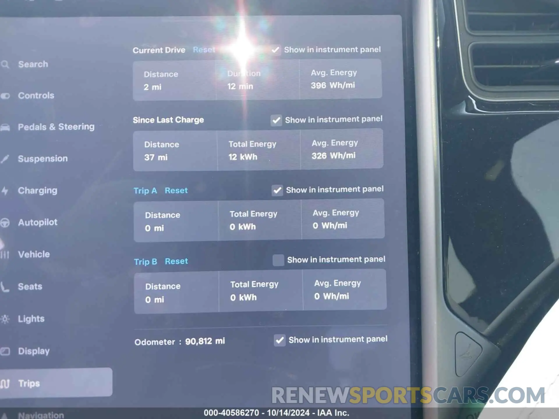 7 Photograph of a damaged car 5YJXCBE22KF180212 TESLA MODEL X 2019