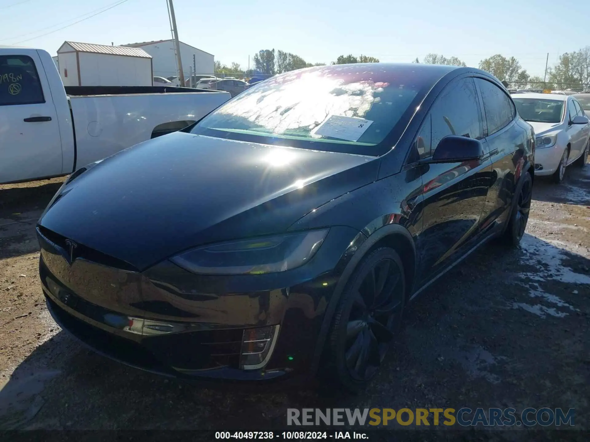 2 Photograph of a damaged car 5YJXCBE23KF151365 TESLA MODEL X 2019