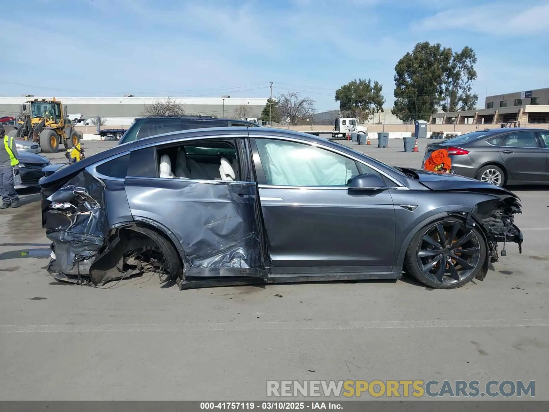 12 Photograph of a damaged car 5YJXCBE23KF183801 TESLA MODEL X 2019