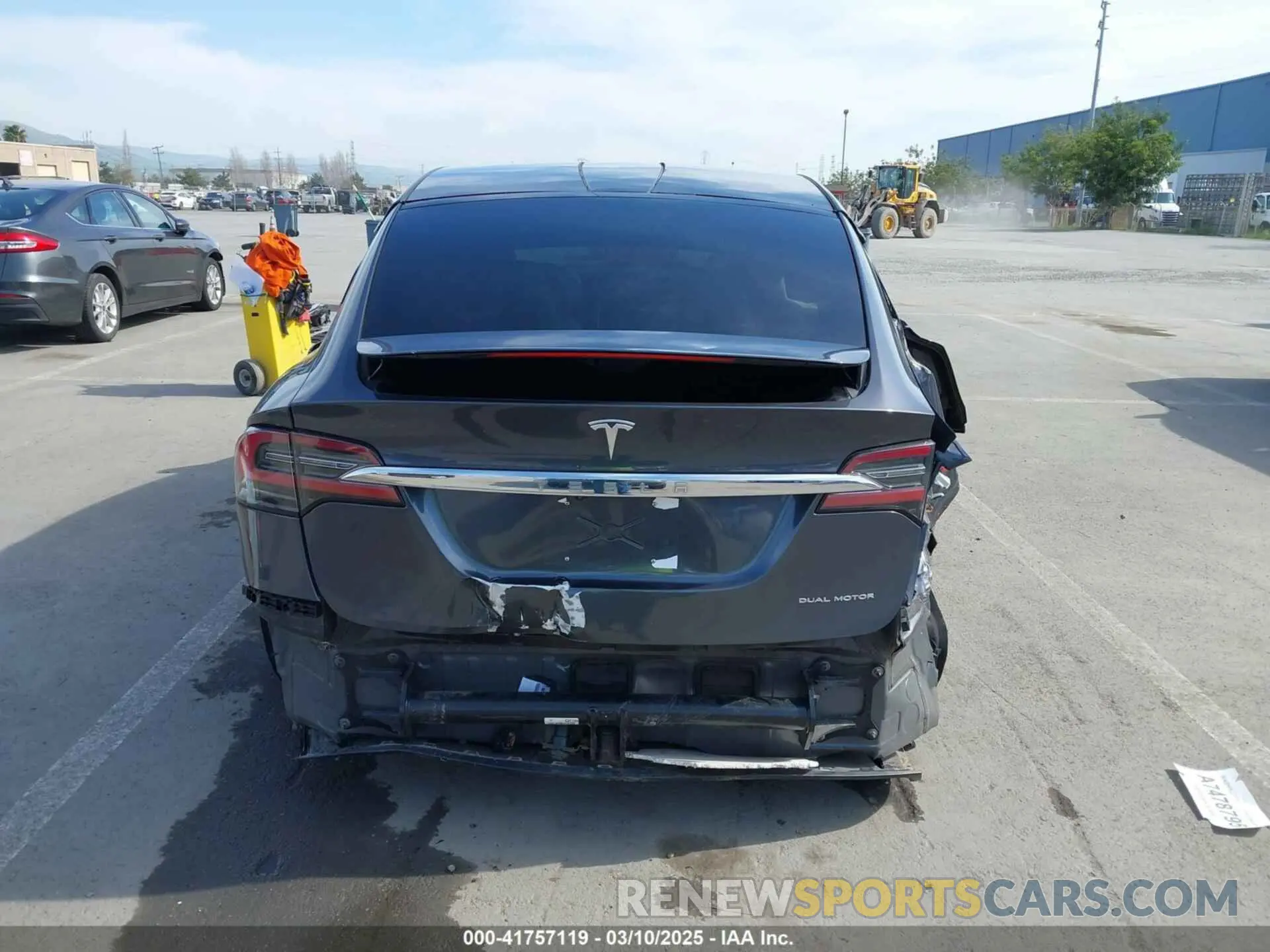 15 Photograph of a damaged car 5YJXCBE23KF183801 TESLA MODEL X 2019