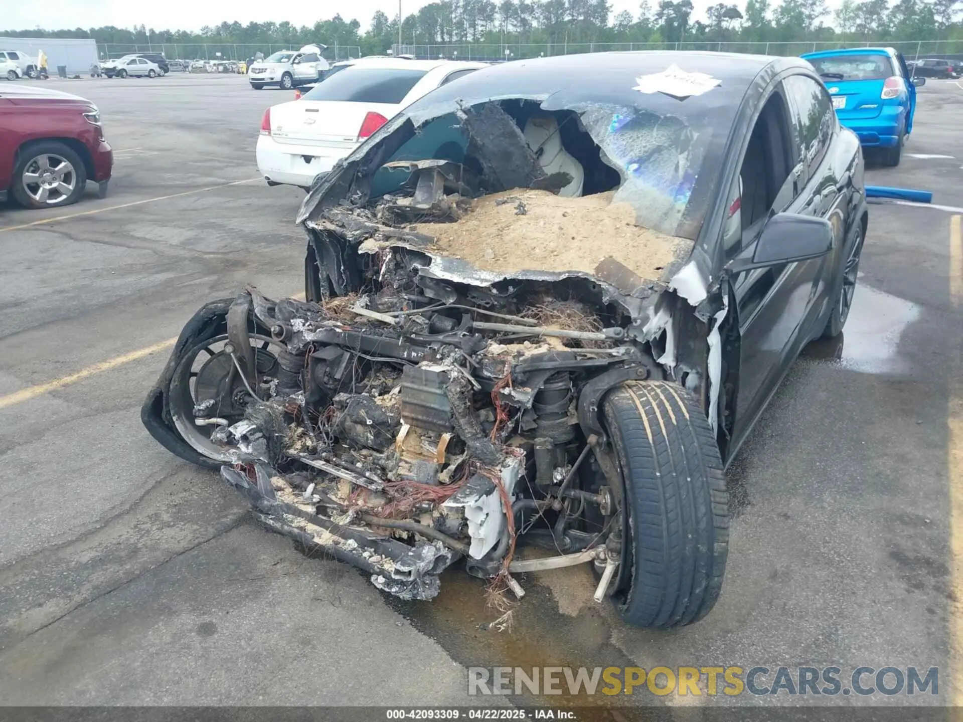 6 Photograph of a damaged car 5YJXCBE23KF183815 TESLA MODEL X 2019