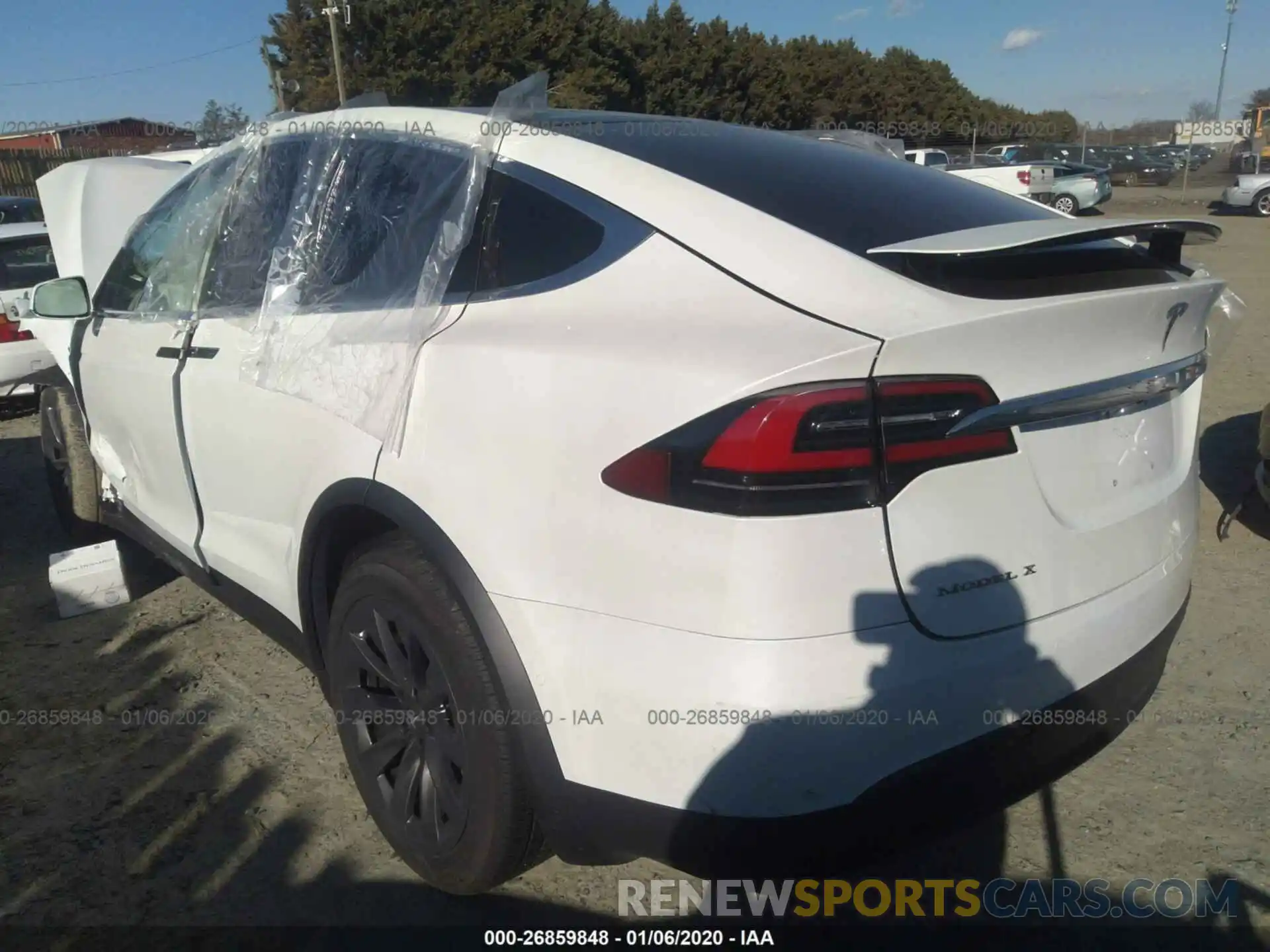 3 Photograph of a damaged car 5YJXCBE24KF151357 TESLA MODEL X 2019