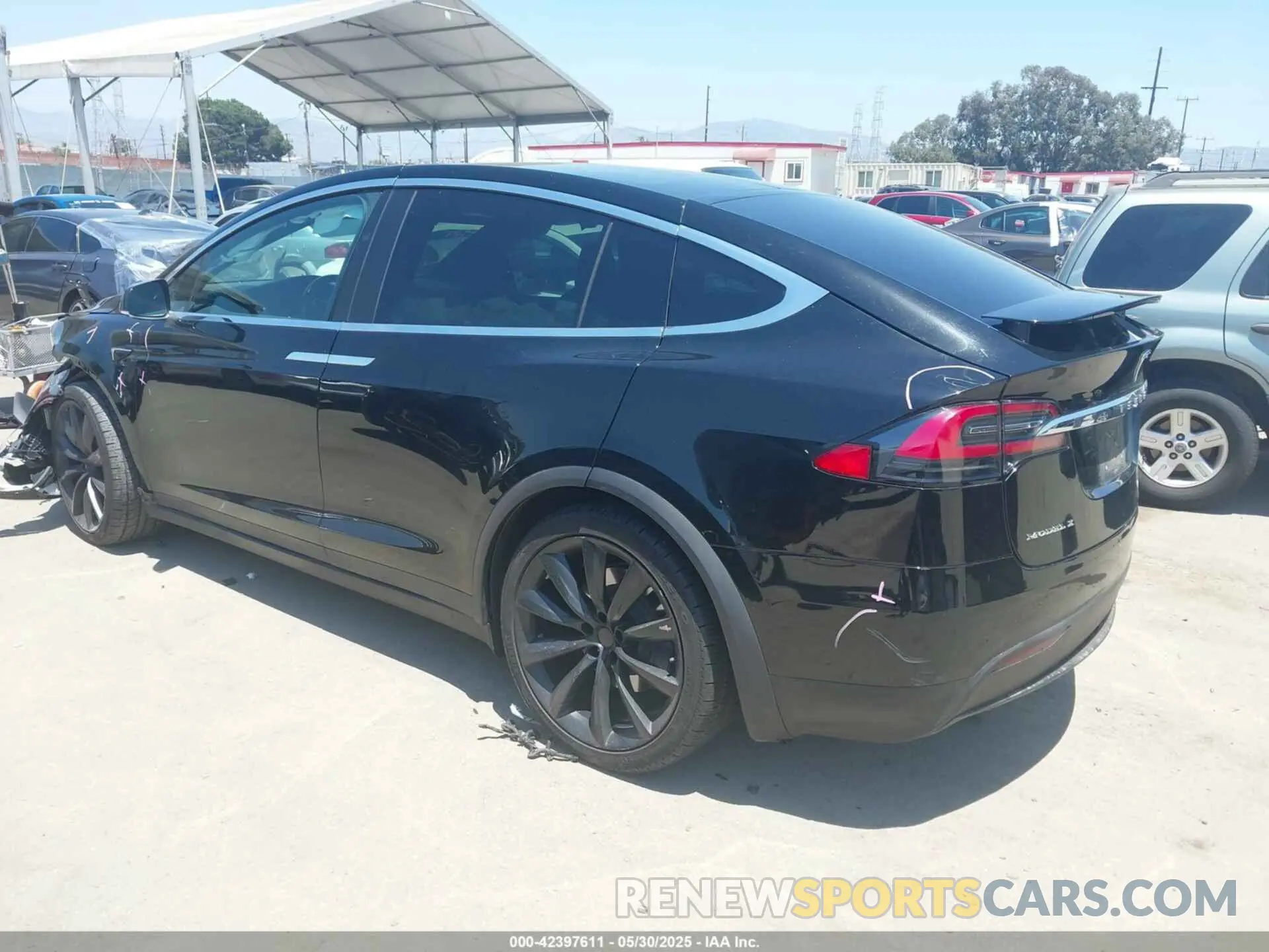 3 Photograph of a damaged car 5YJXCBE25KF151349 TESLA MODEL X 2019