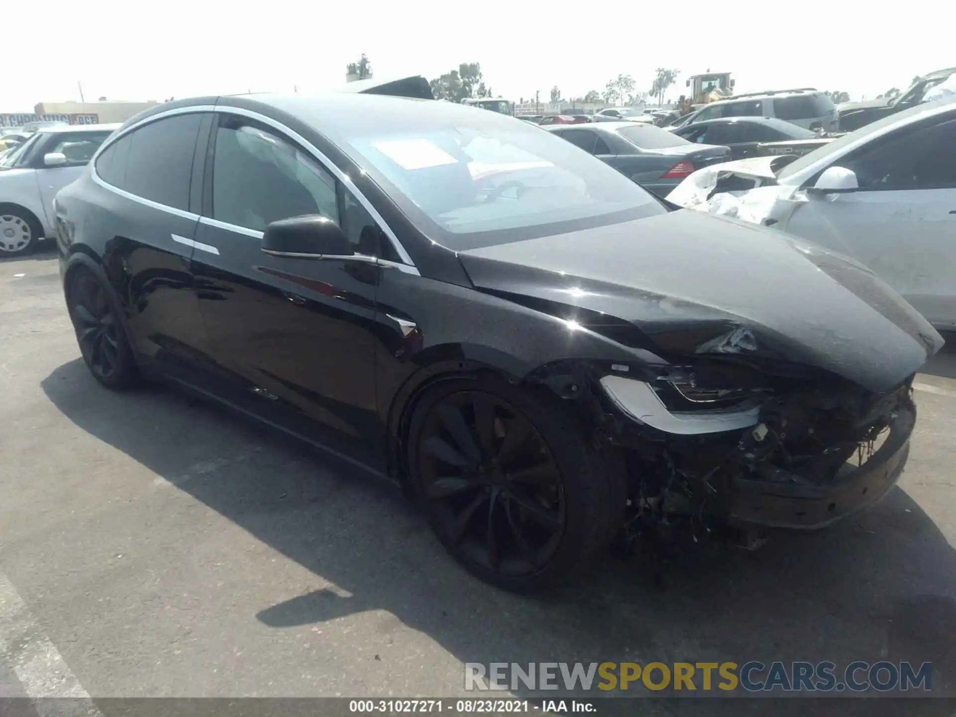 1 Photograph of a damaged car 5YJXCBE25KF181094 TESLA MODEL X 2019