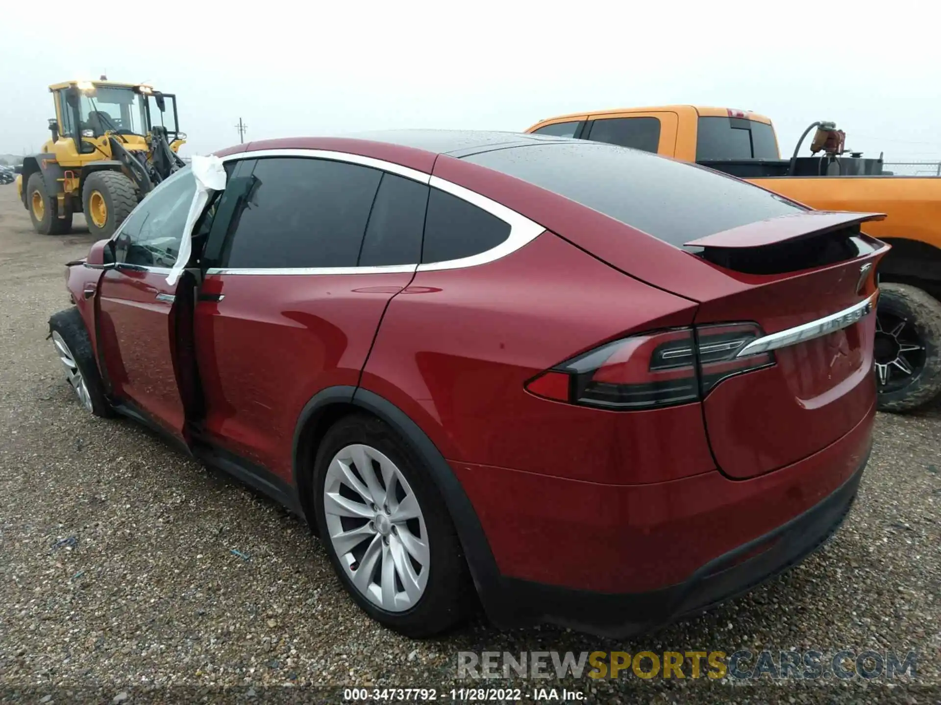 3 Photograph of a damaged car 5YJXCBE25KF205250 TESLA MODEL X 2019