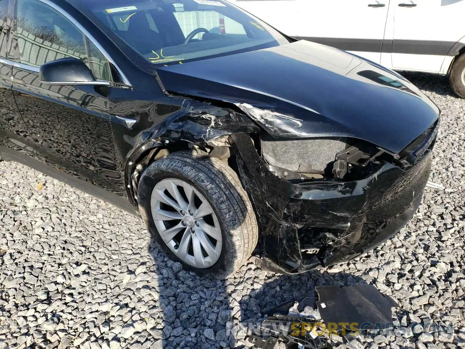 9 Photograph of a damaged car 5YJXCBE26KF149481 TESLA MODEL X 2019