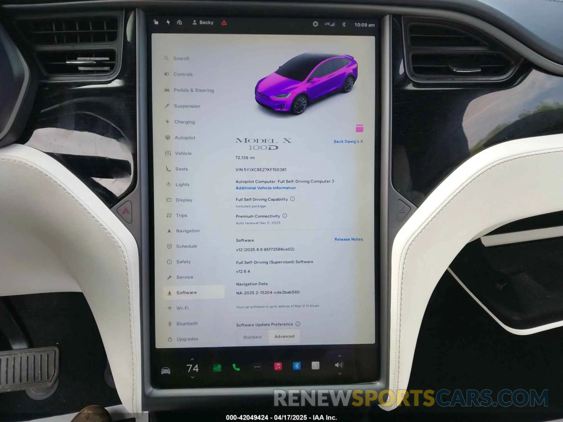 7 Photograph of a damaged car 5YJXCBE27KF150381 TESLA MODEL X 2019