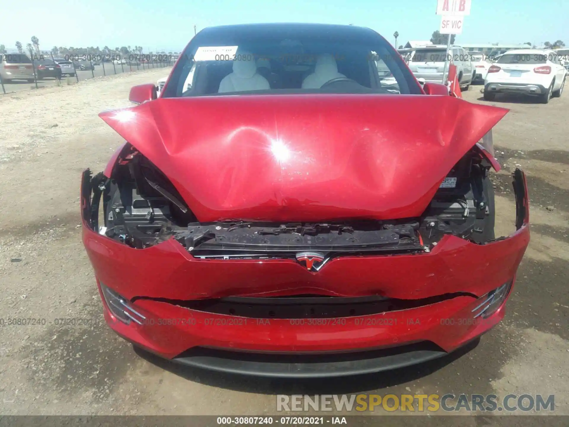 6 Photograph of a damaged car 5YJXCBE27KF160778 TESLA MODEL X 2019