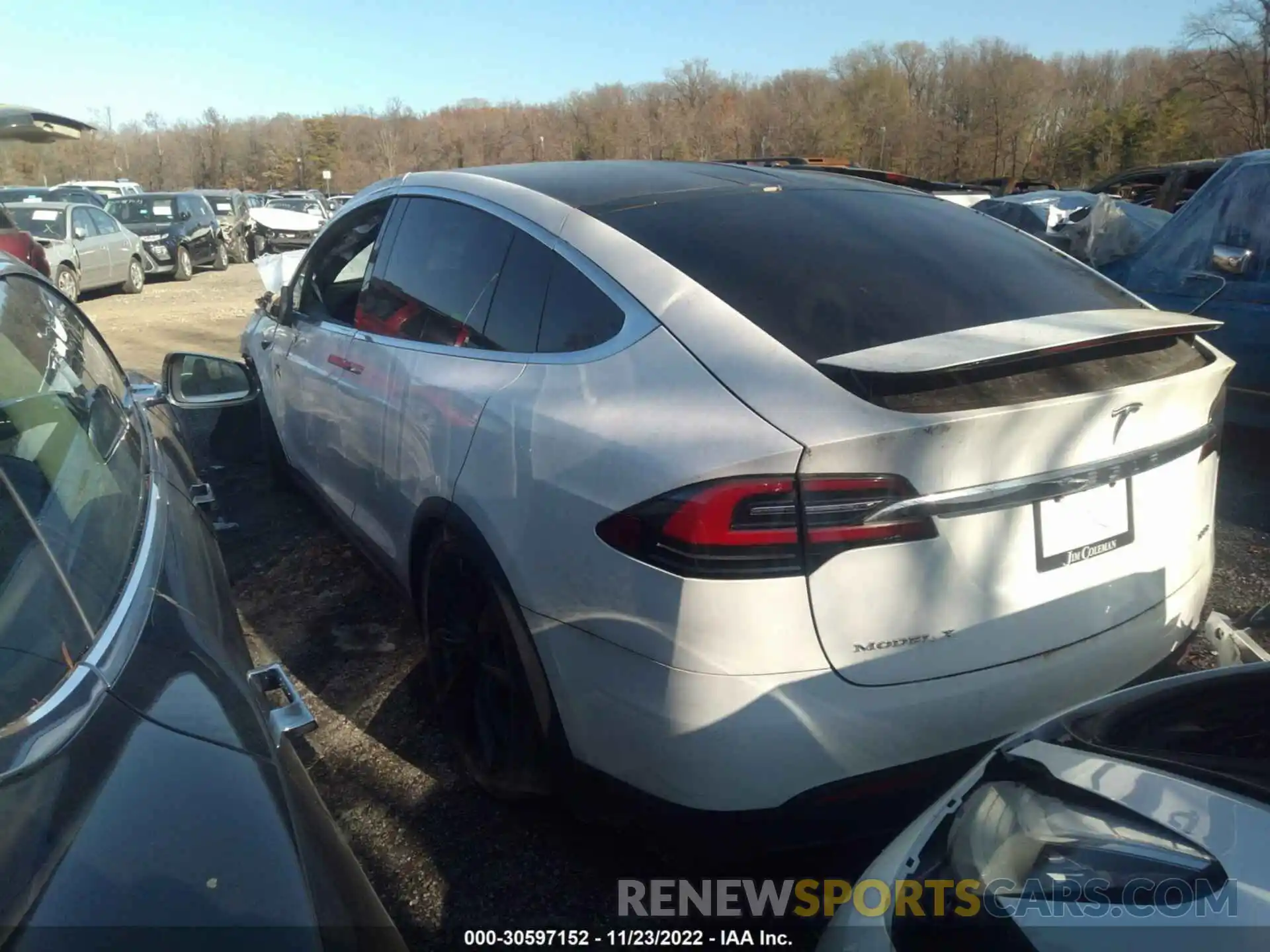 3 Photograph of a damaged car 5YJXCBE28KF151491 TESLA MODEL X 2019