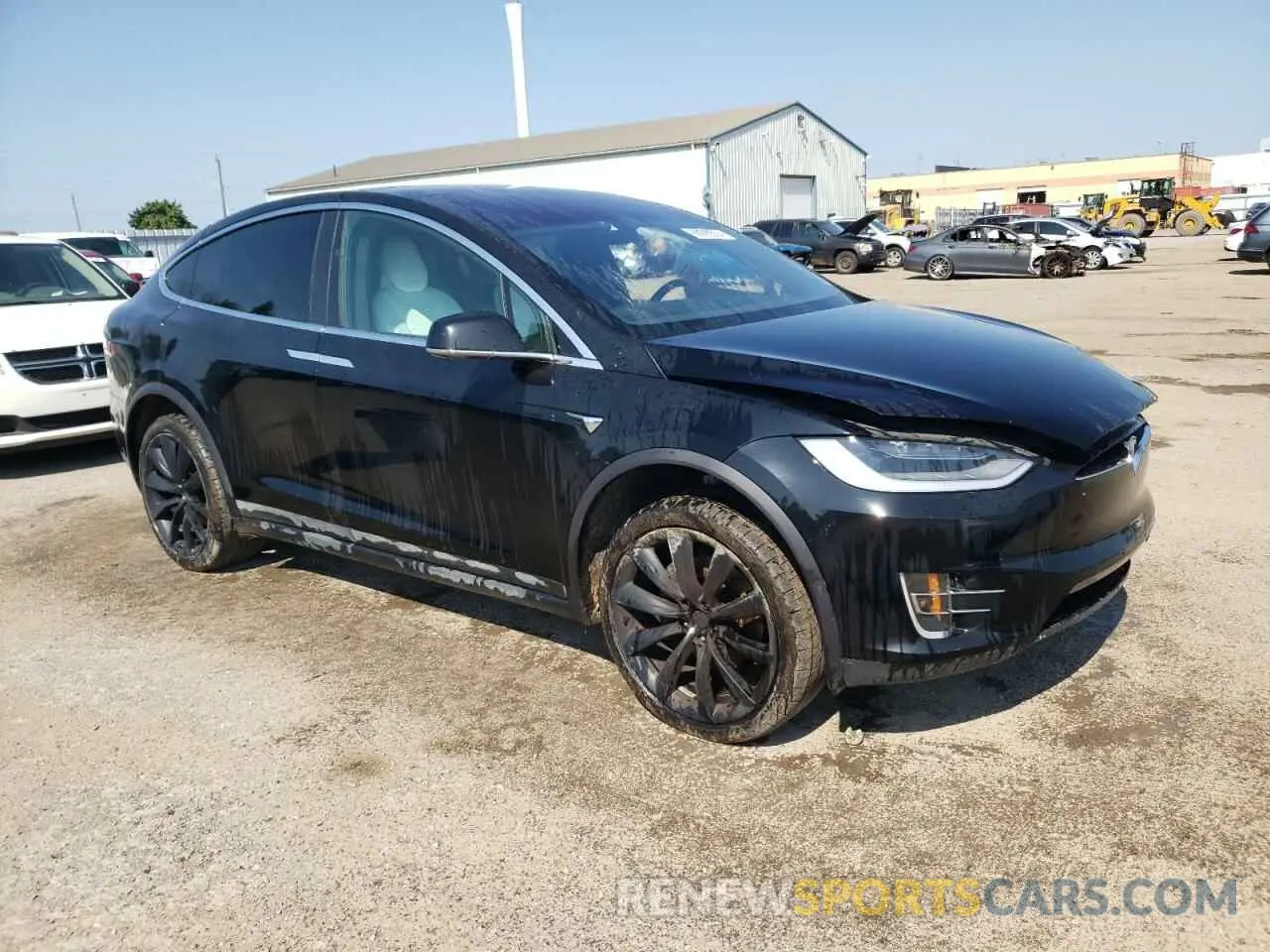 4 Photograph of a damaged car 5YJXCBE28KF182692 TESLA MODEL X 2019