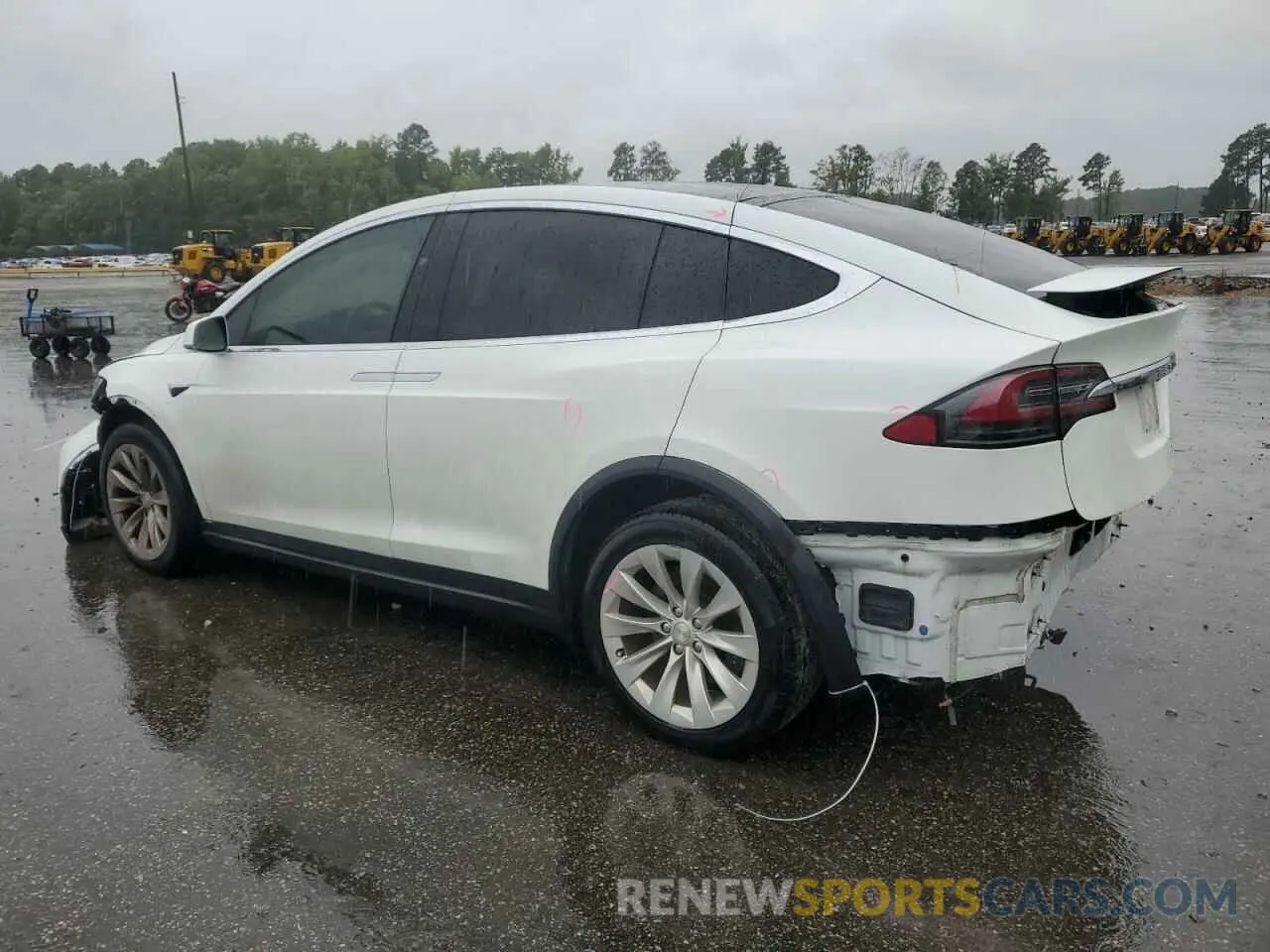 2 Photograph of a damaged car 5YJXCBE28KF184913 TESLA MODEL X 2019