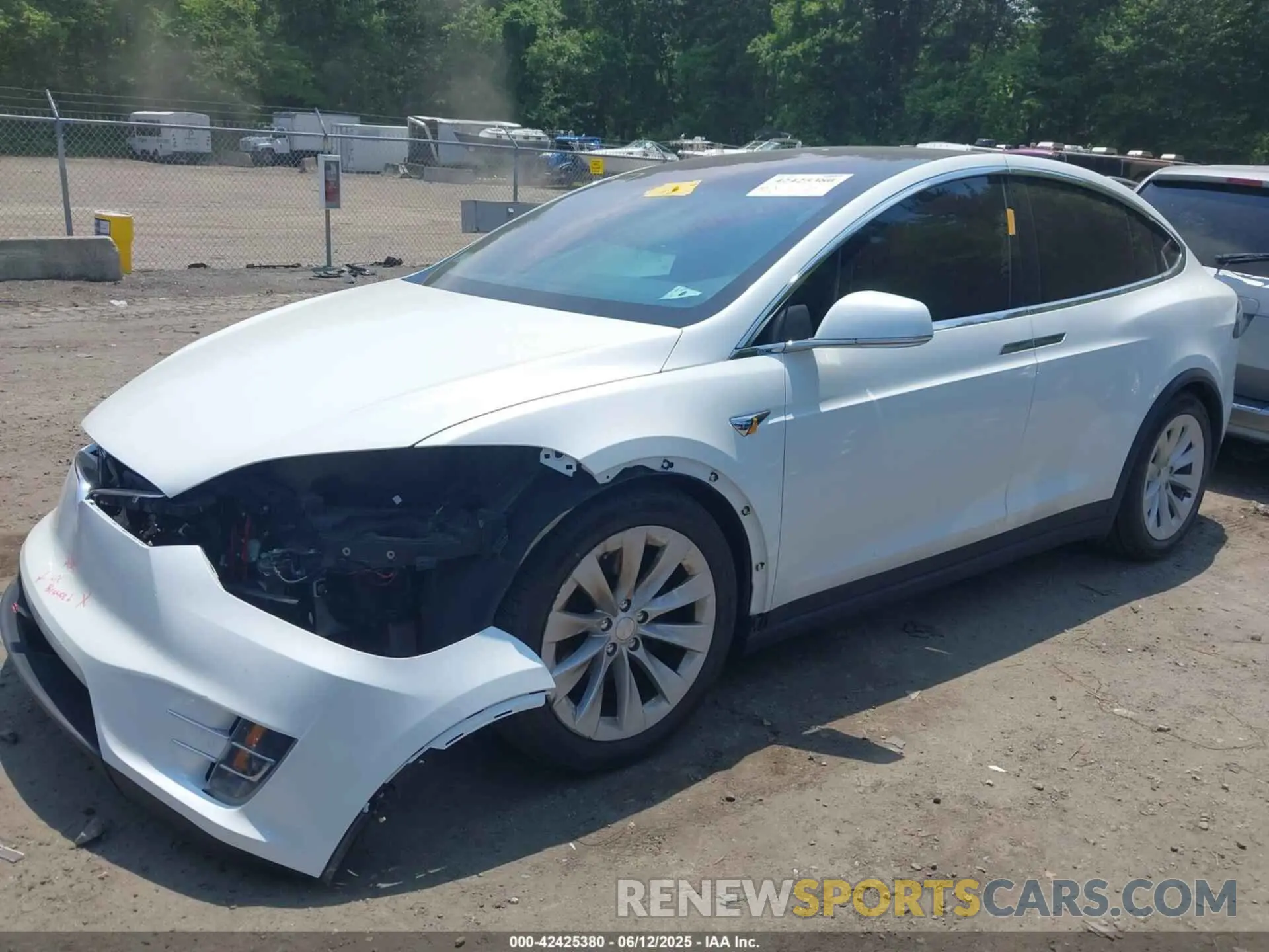2 Photograph of a damaged car 5YJXCBE29KF207227 TESLA MODEL X 2019