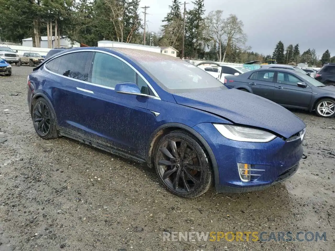 4 Photograph of a damaged car 5YJXCBE2XKF153288 TESLA MODEL X 2019