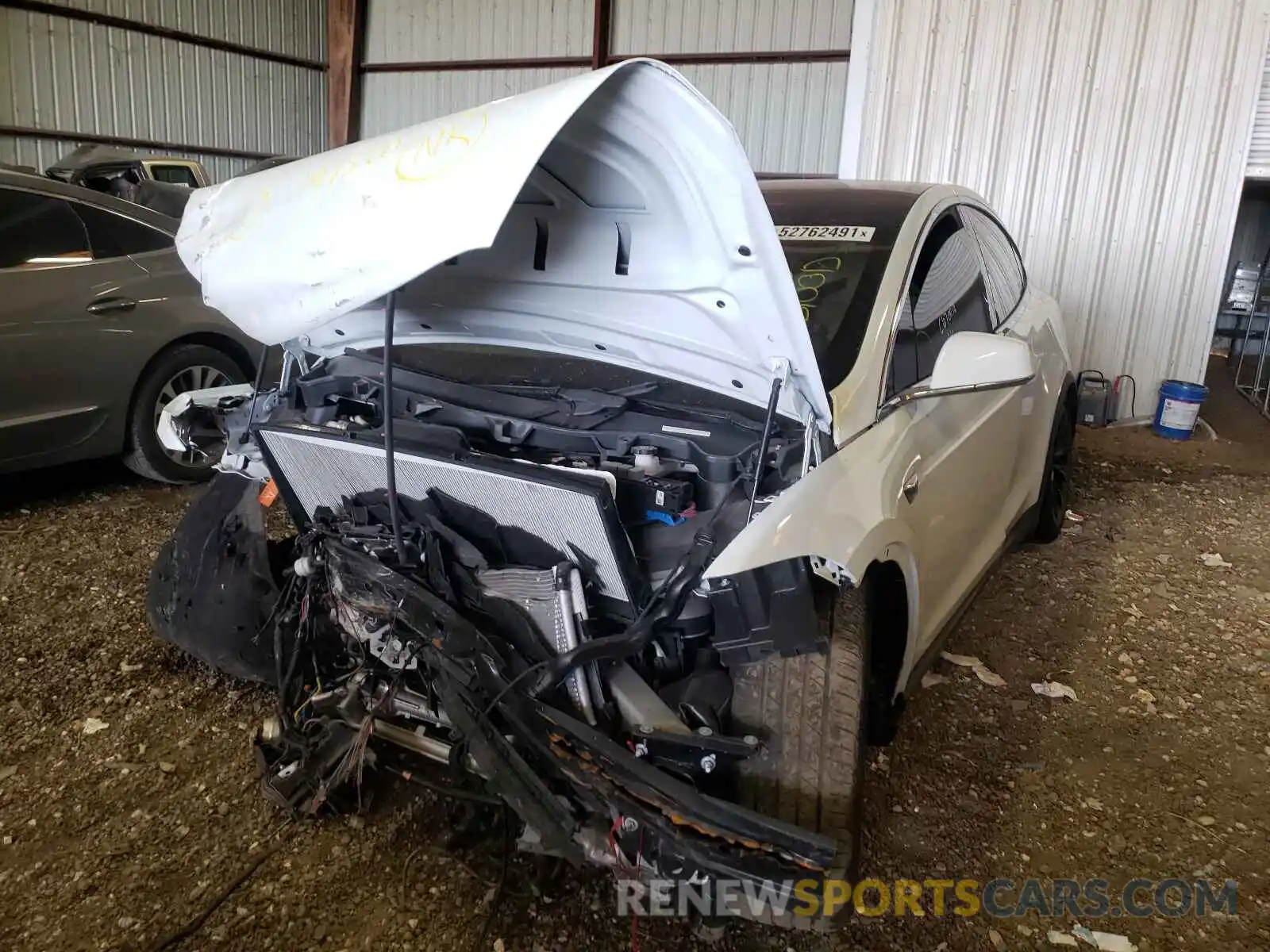 2 Photograph of a damaged car 5YJXCBE2XKF197520 TESLA MODEL X 2019