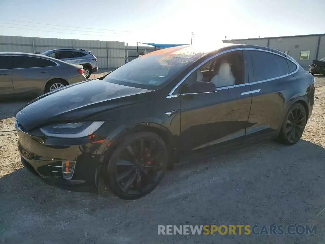 1 Photograph of a damaged car 5YJXCBE40KF155228 TESLA MODEL X 2019