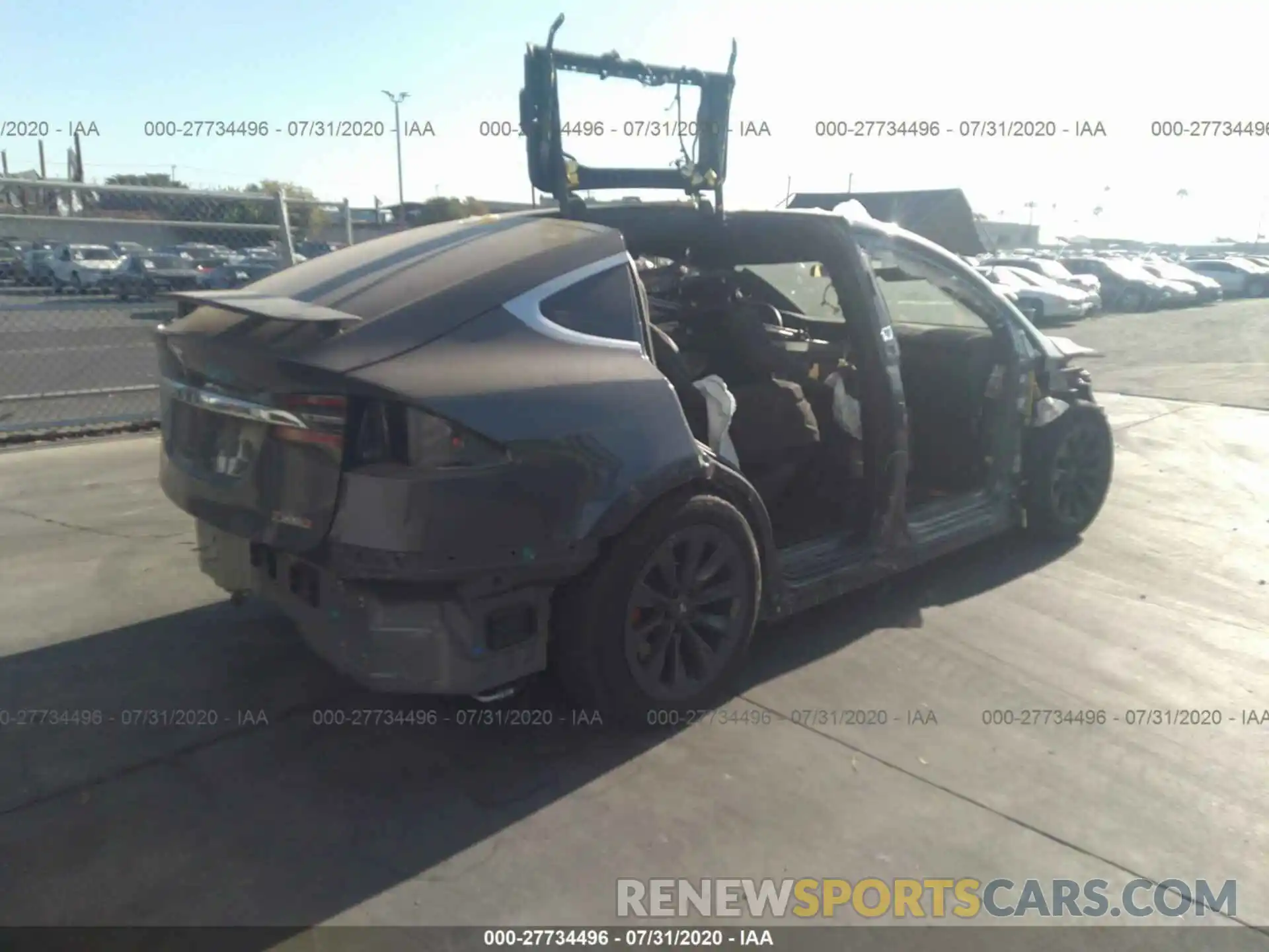 4 Photograph of a damaged car 5YJXCBE44KF157385 TESLA MODEL X 2019