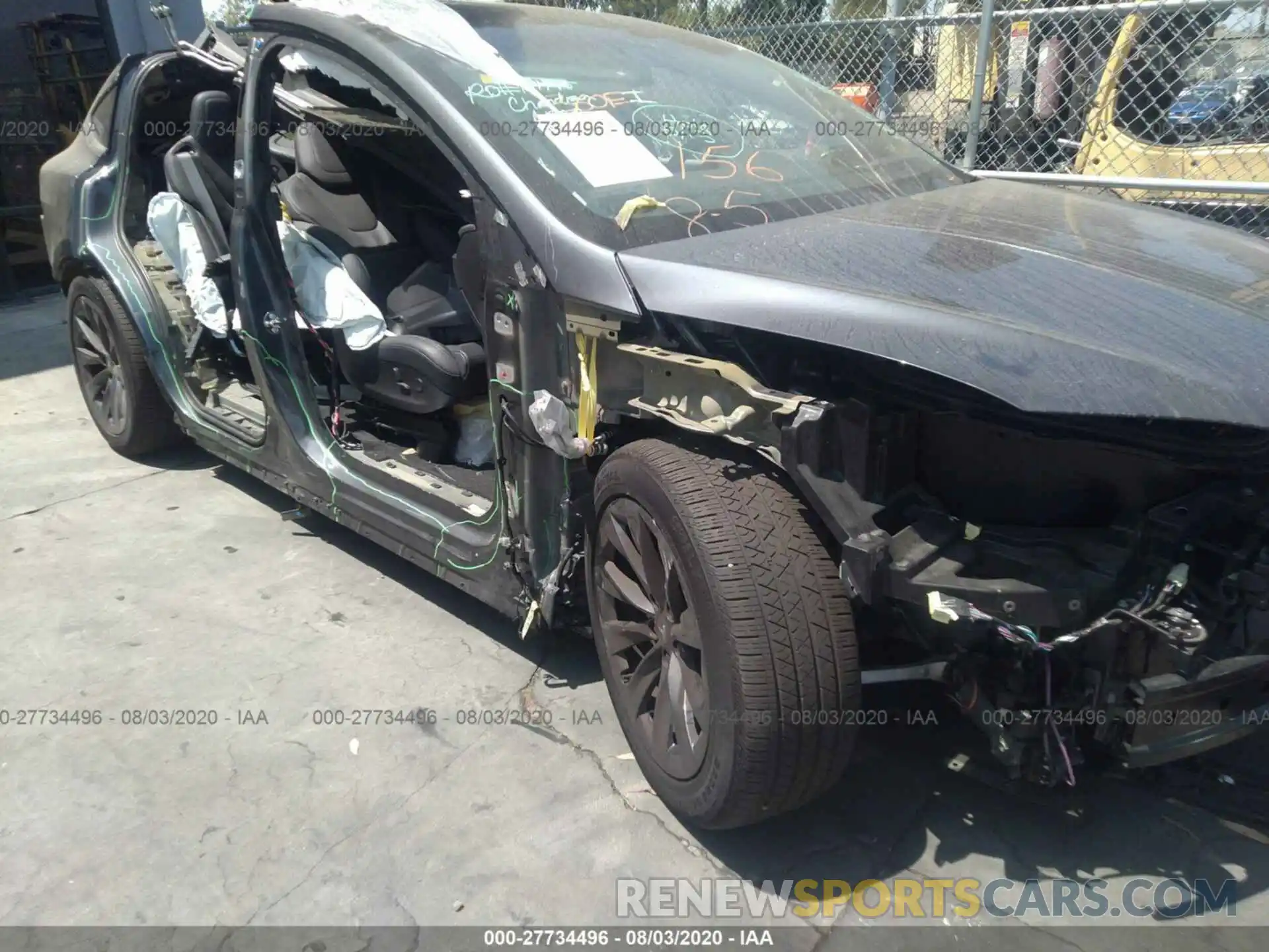 6 Photograph of a damaged car 5YJXCBE44KF157385 TESLA MODEL X 2019