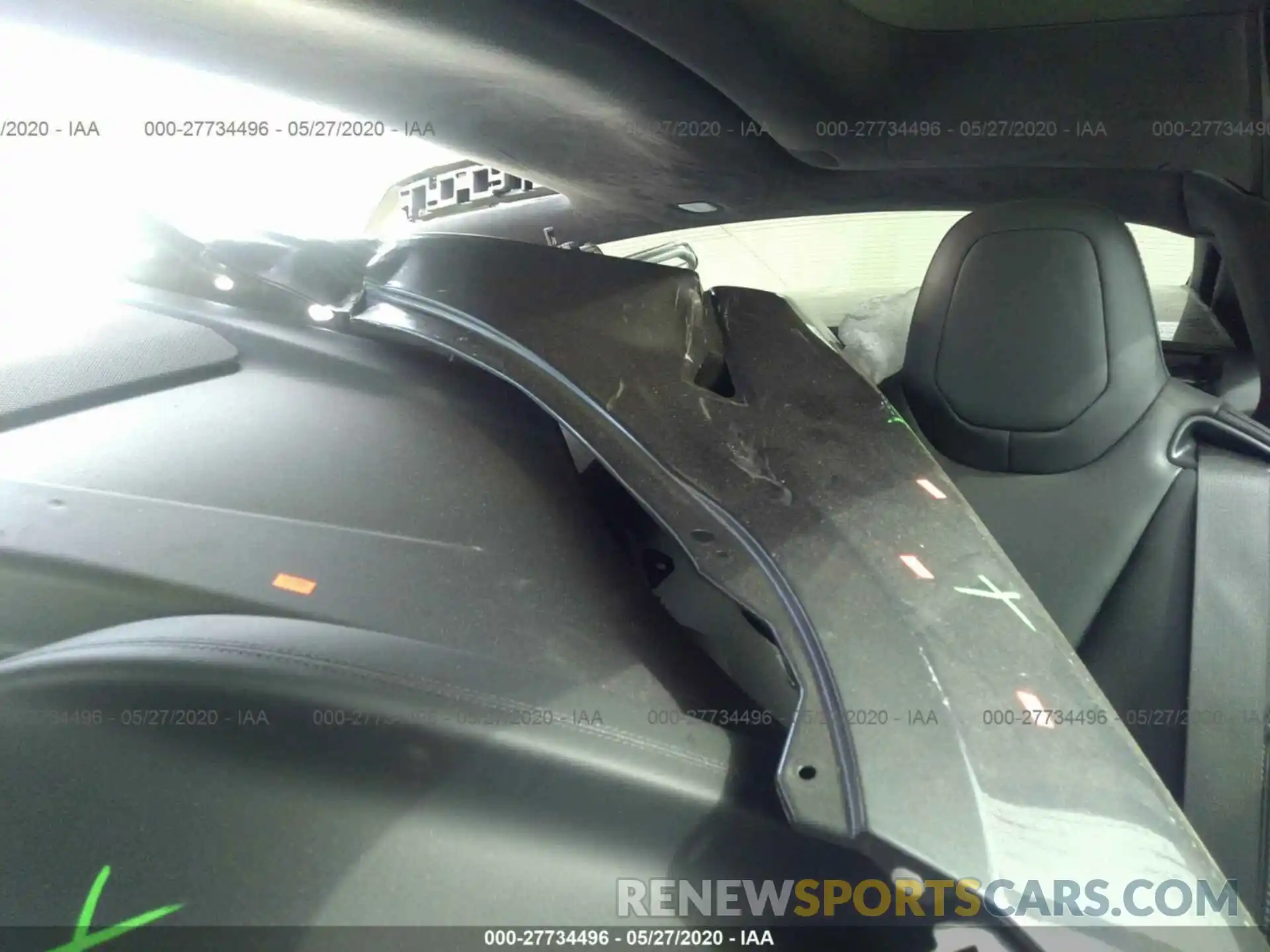 8 Photograph of a damaged car 5YJXCBE44KF157385 TESLA MODEL X 2019