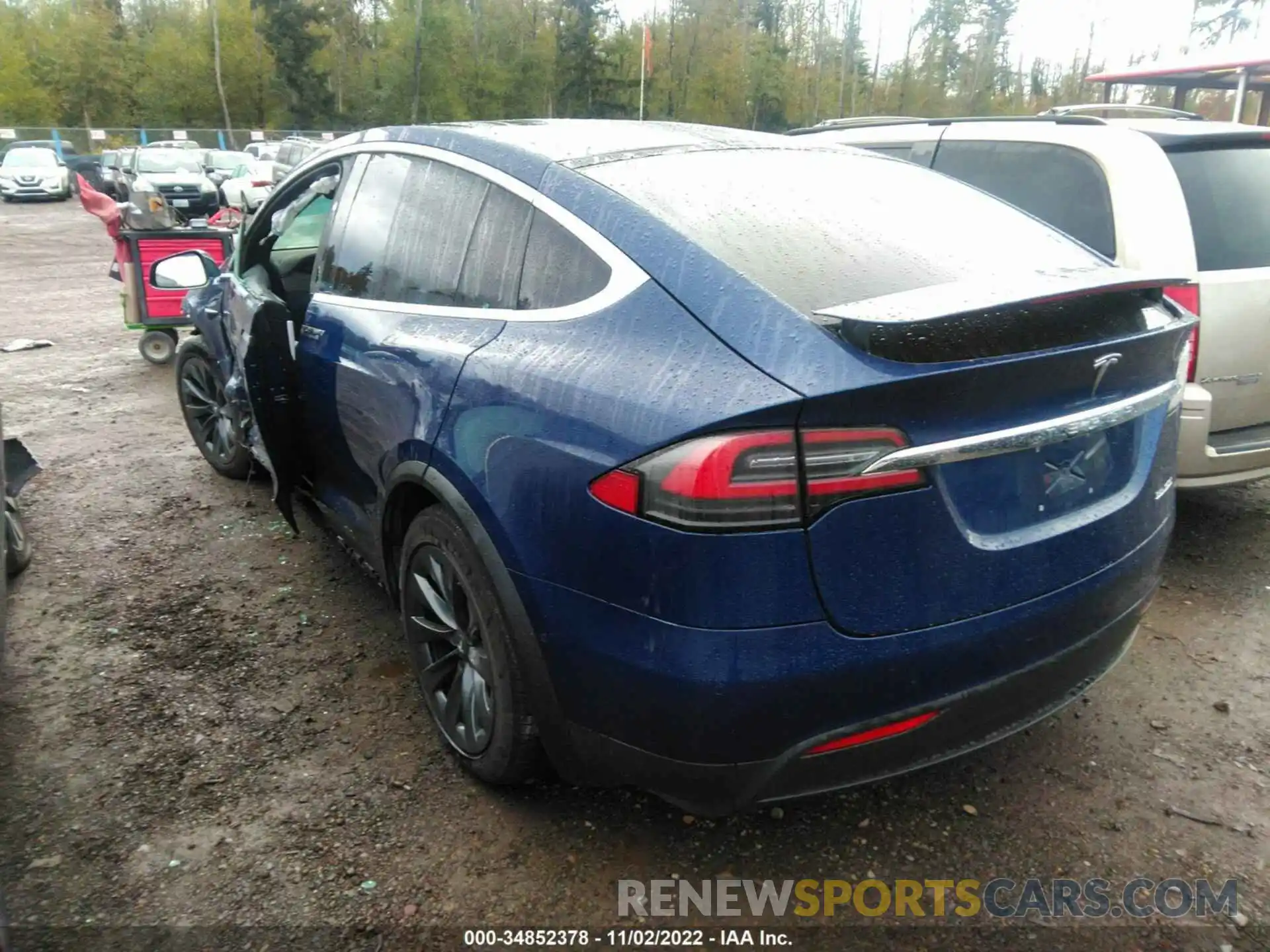 3 Photograph of a damaged car 5YJXCBE44KF162487 TESLA MODEL X 2019