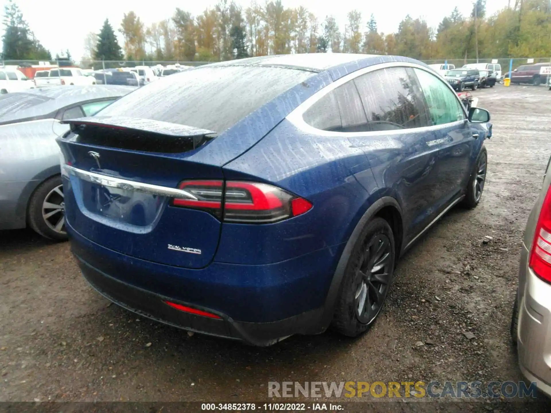 4 Photograph of a damaged car 5YJXCBE44KF162487 TESLA MODEL X 2019