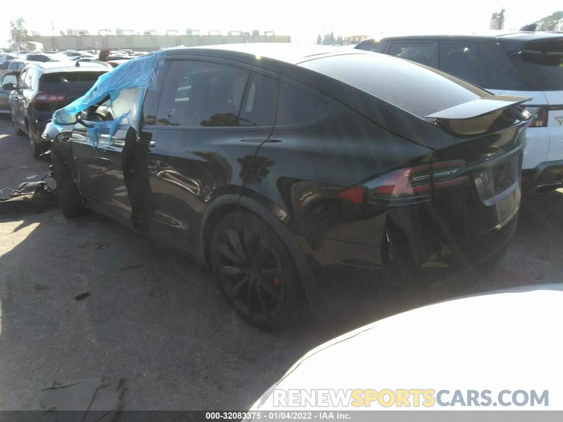 3 Photograph of a damaged car 5YJXCBE44KF180813 TESLA MODEL X 2019