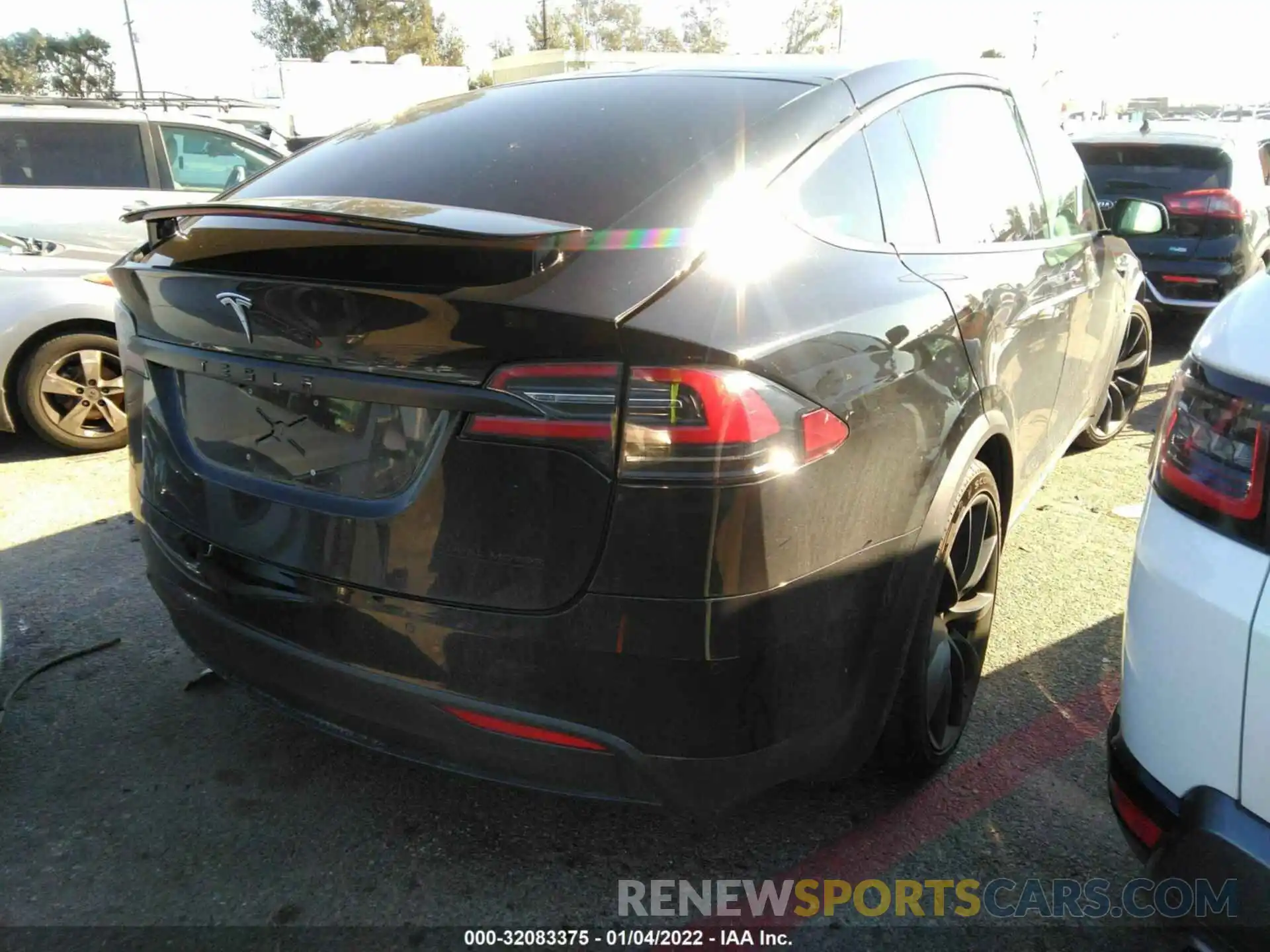 4 Photograph of a damaged car 5YJXCBE44KF180813 TESLA MODEL X 2019