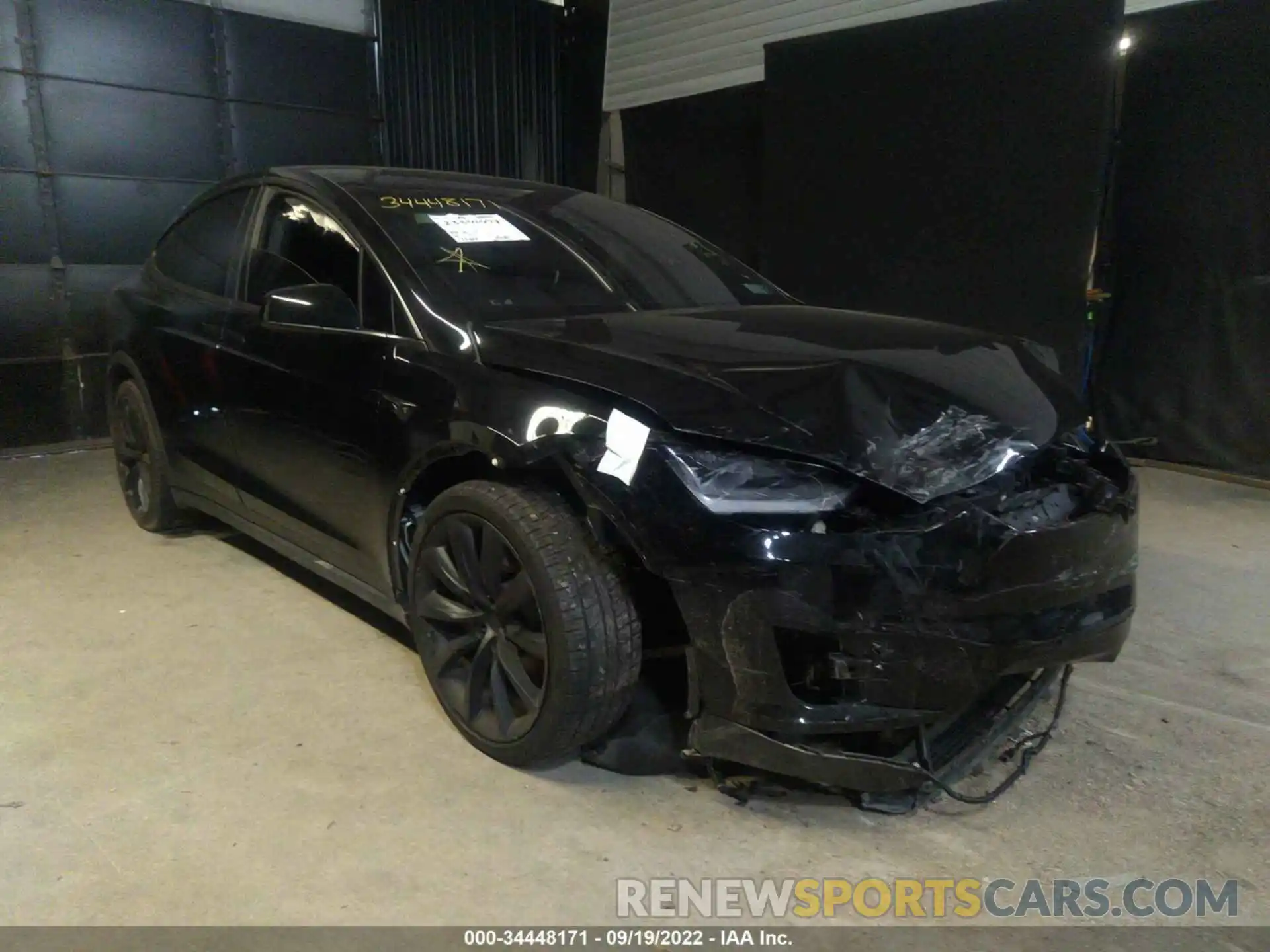 1 Photograph of a damaged car 5YJXCBE44KF186787 TESLA MODEL X 2019