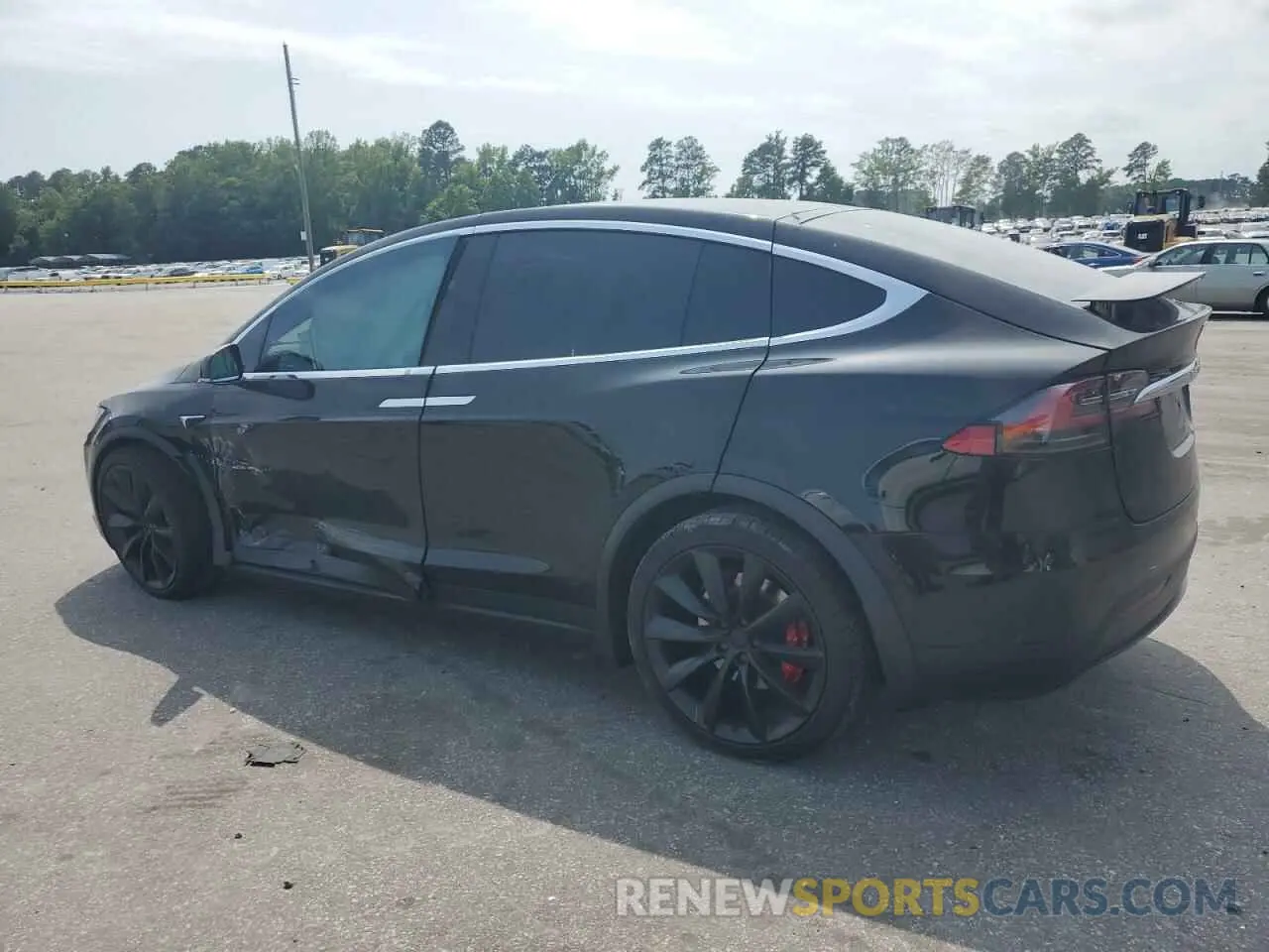 2 Photograph of a damaged car 5YJXCBE46KF190081 TESLA MODEL X 2019