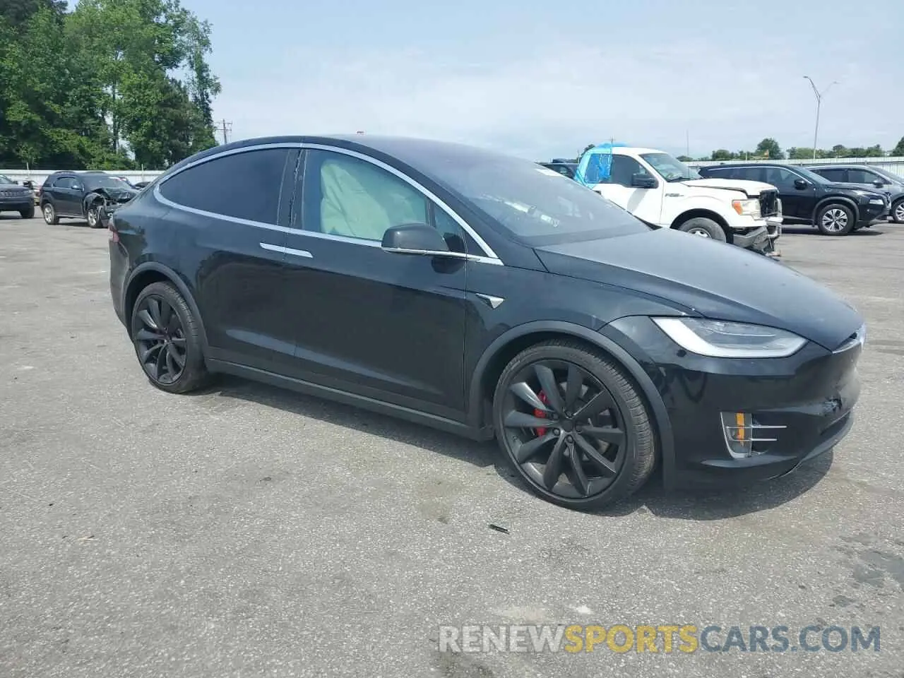 4 Photograph of a damaged car 5YJXCBE46KF190081 TESLA MODEL X 2019