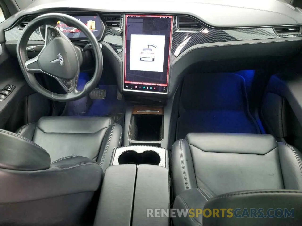8 Photograph of a damaged car 5YJXCDE20KF160911 TESLA MODEL X 2019
