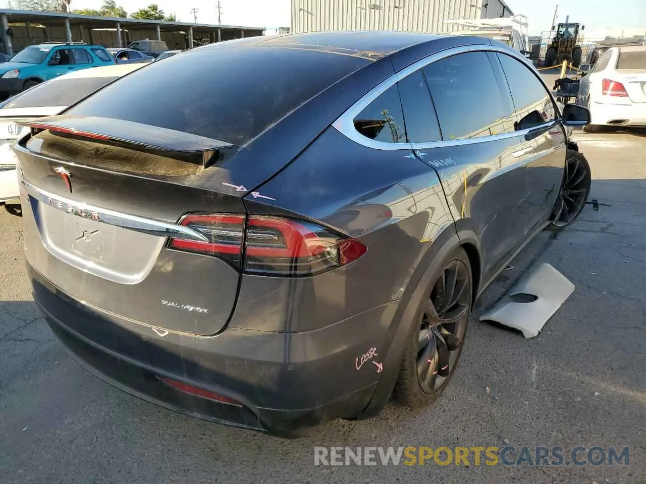 4 Photograph of a damaged car 5YJXCDE20KF184710 TESLA MODEL X 2019