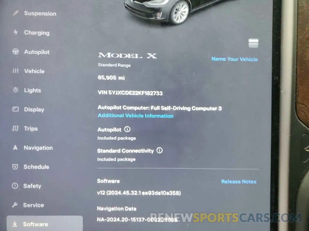 9 Photograph of a damaged car 5YJXCDE22KF182733 TESLA MODEL X 2019