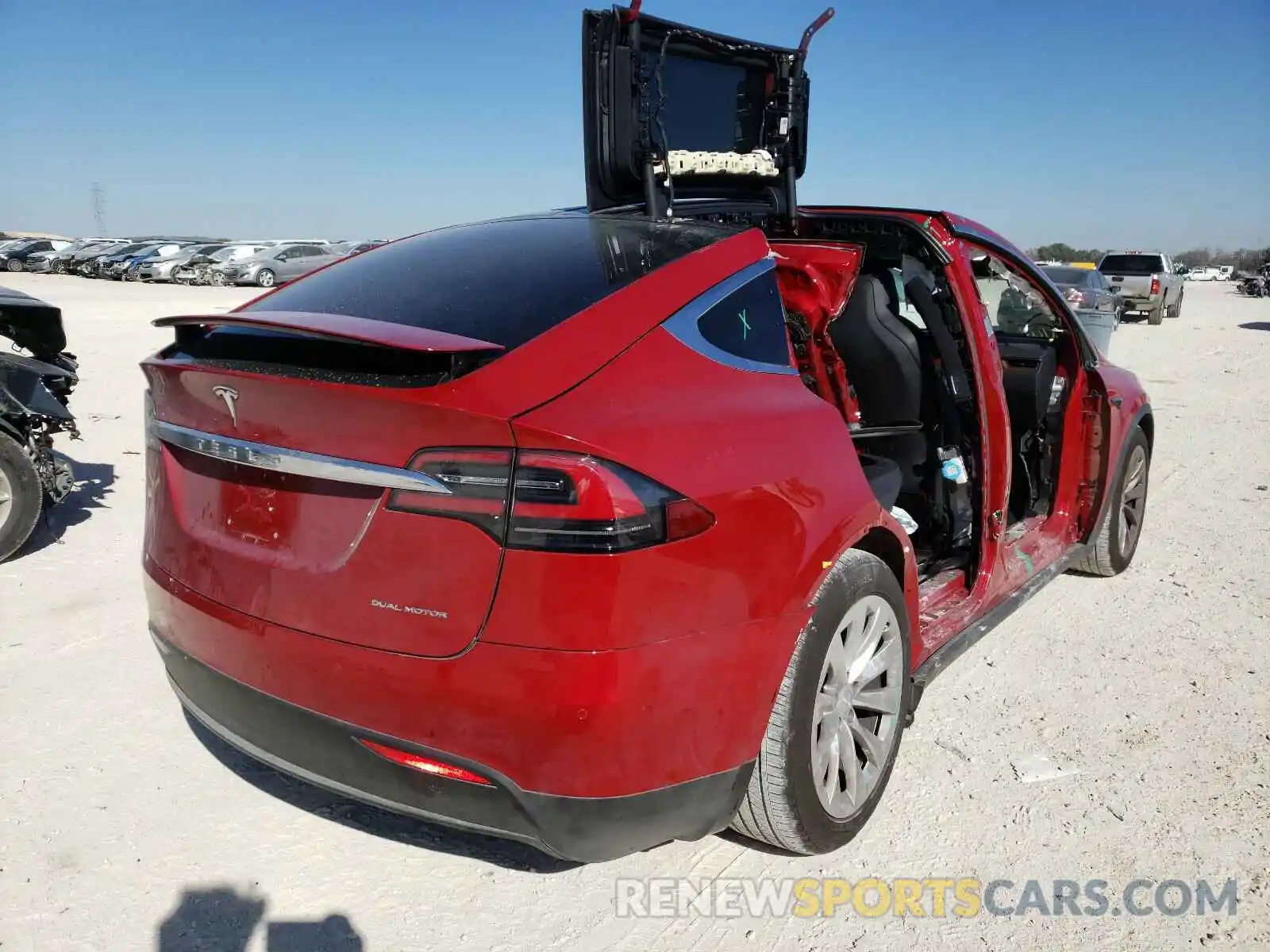 4 Photograph of a damaged car 5YJXCDE22KF184742 TESLA MODEL X 2019