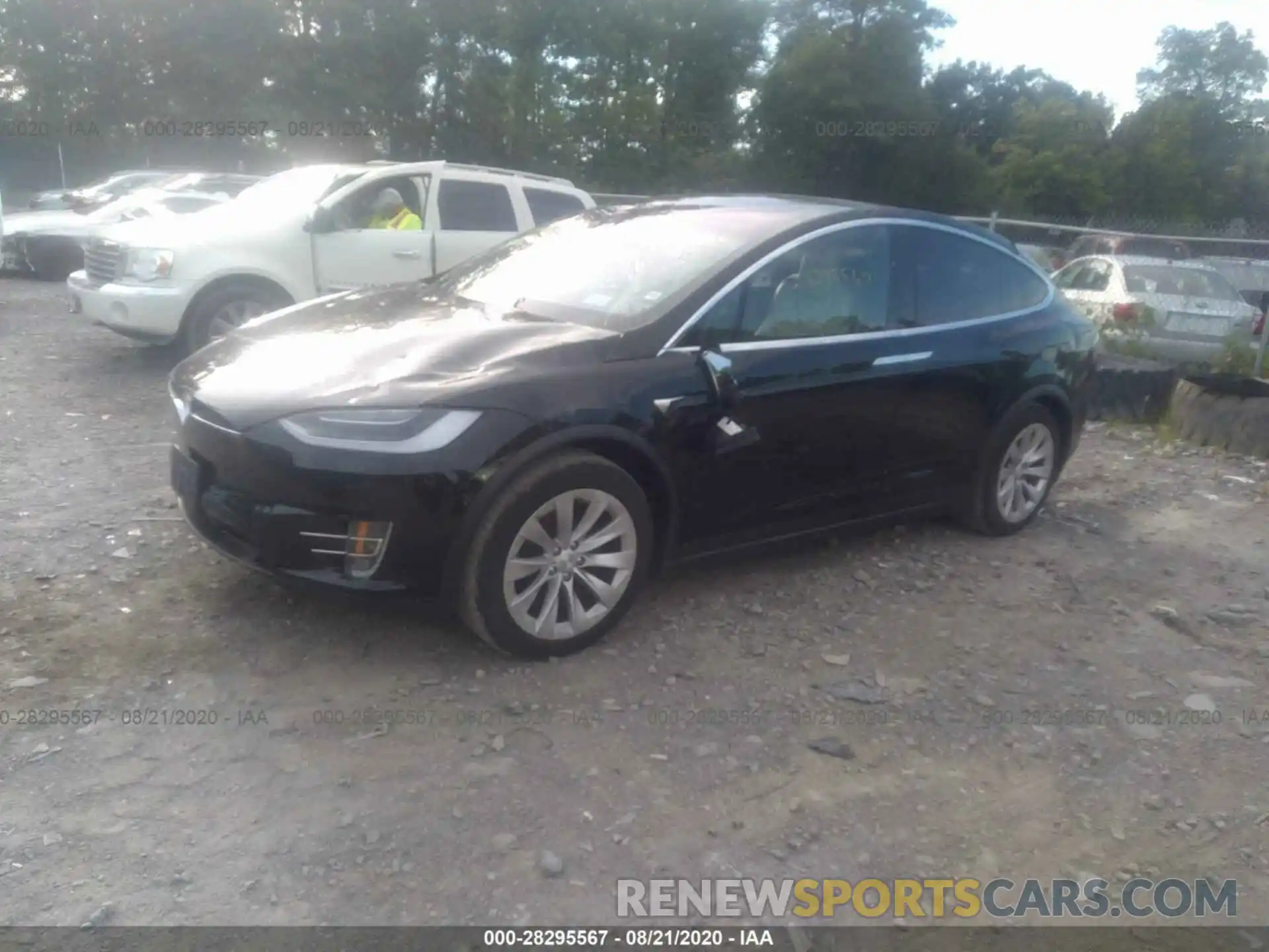 2 Photograph of a damaged car 5YJXCDE22KF188418 TESLA MODEL X 2019