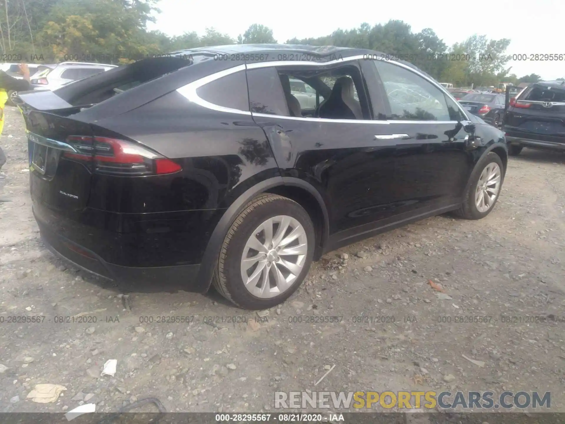 4 Photograph of a damaged car 5YJXCDE22KF188418 TESLA MODEL X 2019