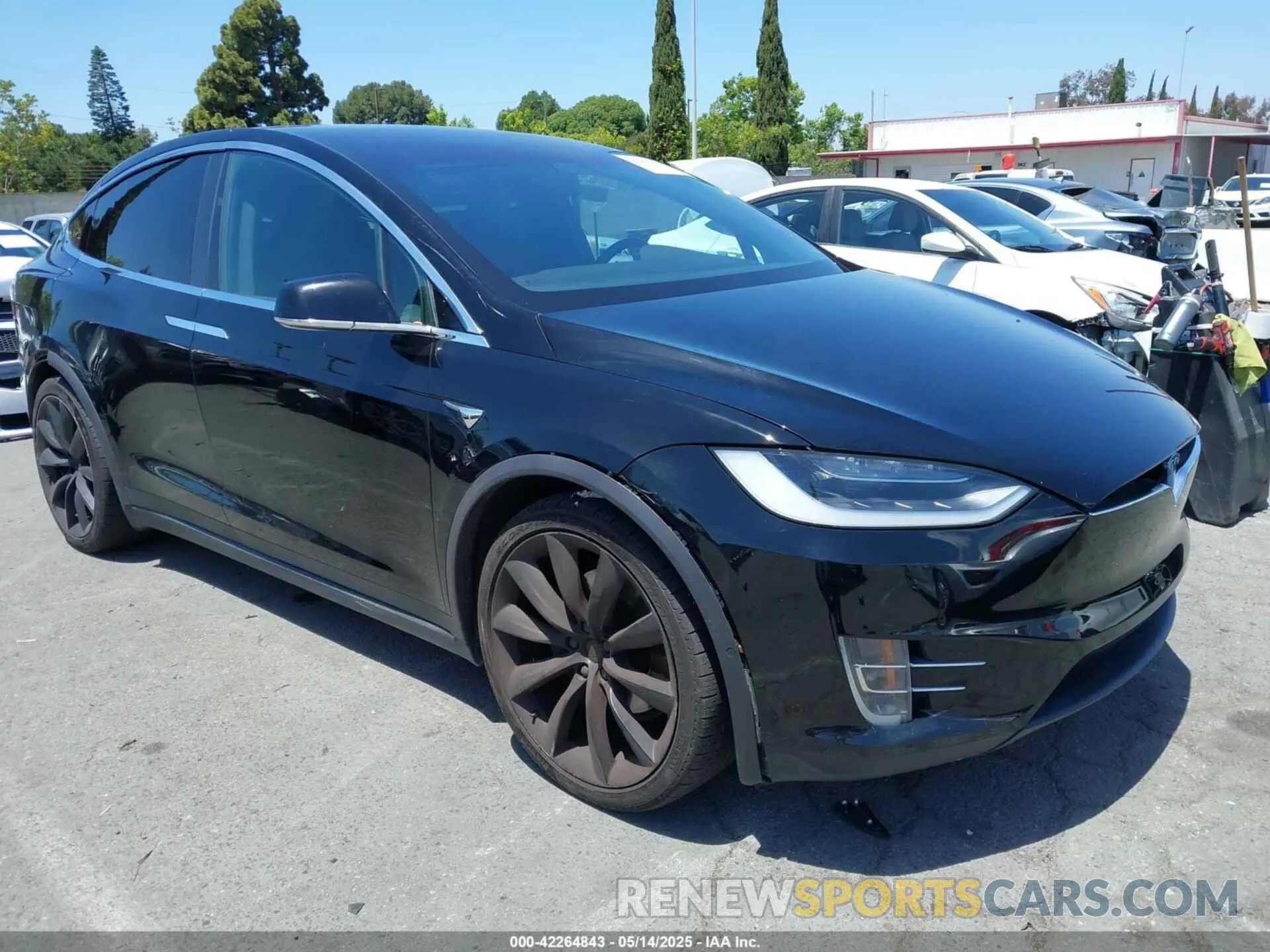 1 Photograph of a damaged car 5YJXCDE23KF141849 TESLA MODEL X 2019