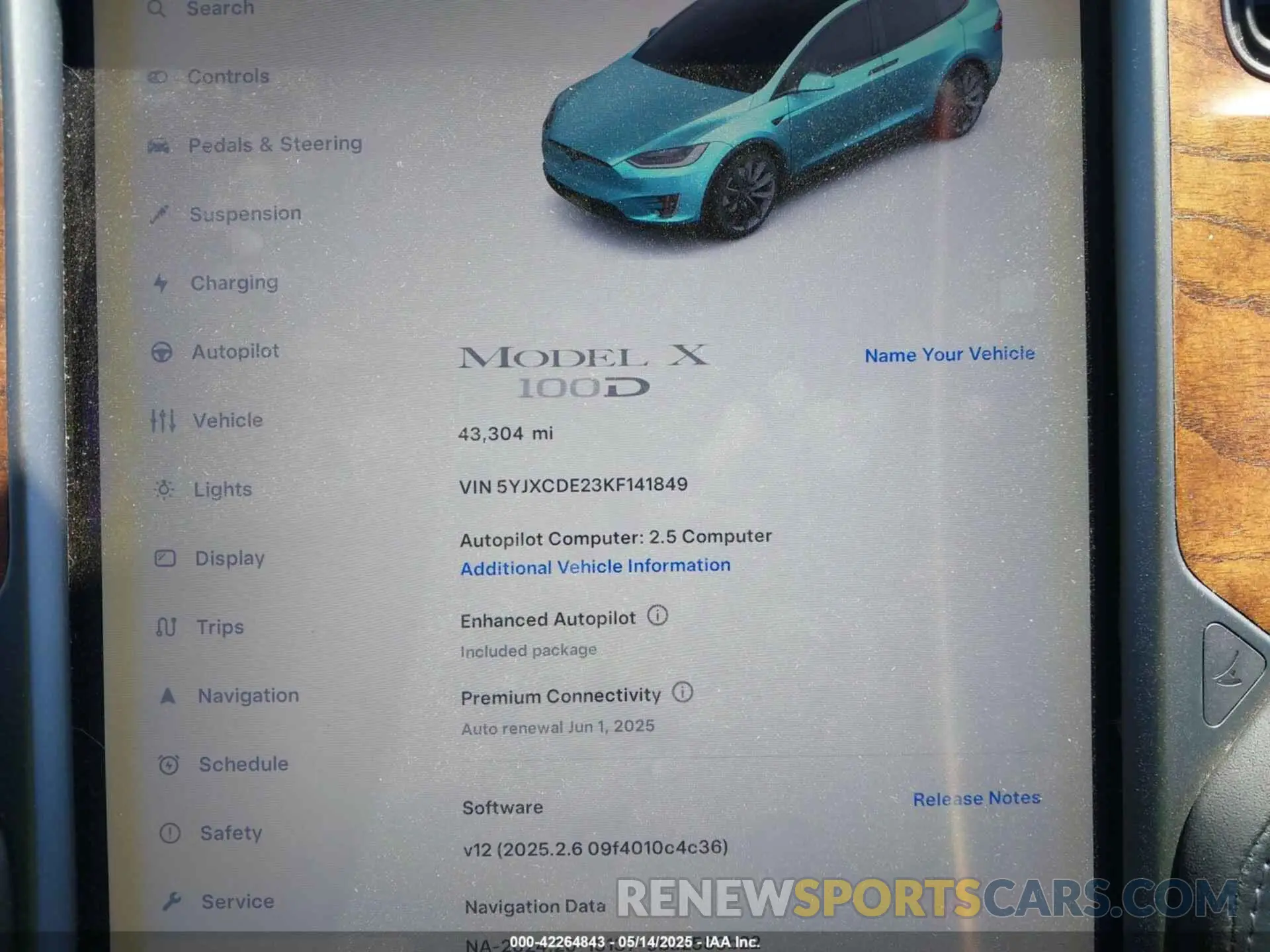 7 Photograph of a damaged car 5YJXCDE23KF141849 TESLA MODEL X 2019