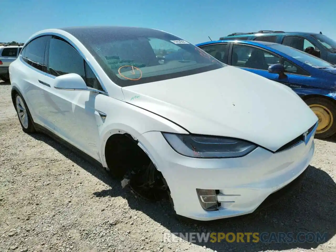 9 Photograph of a damaged car 5YJXCDE23KF206621 TESLA MODEL X 2019