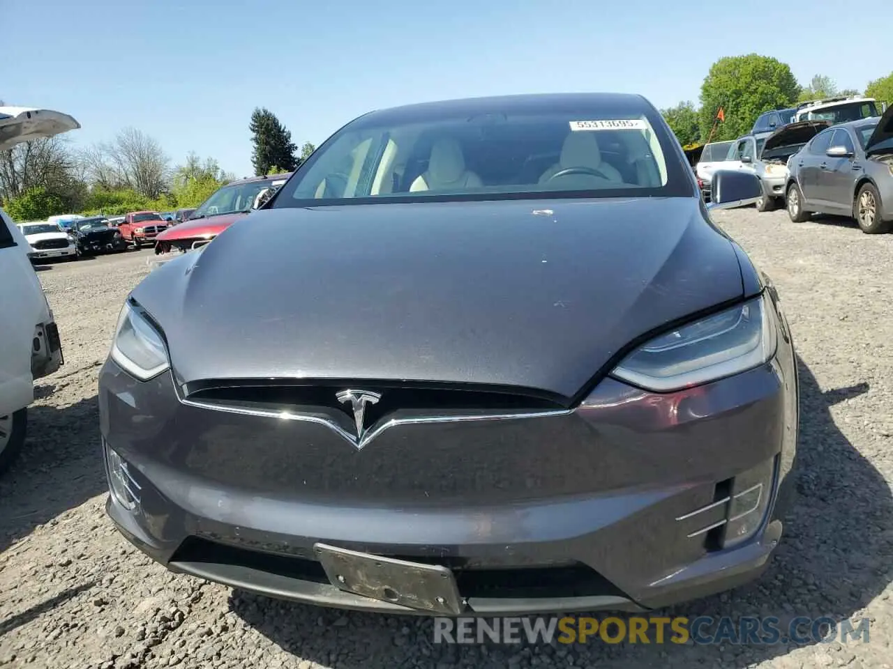 5 Photograph of a damaged car 5YJXCDE24KF184614 TESLA MODEL X 2019