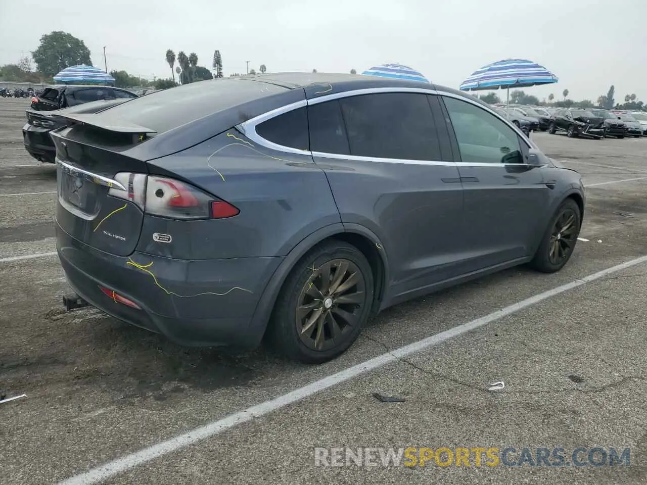 3 Photograph of a damaged car 5YJXCDE25KF158944 TESLA MODEL X 2019