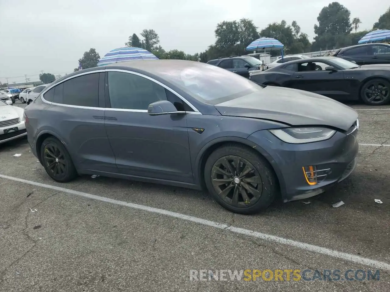 4 Photograph of a damaged car 5YJXCDE25KF158944 TESLA MODEL X 2019