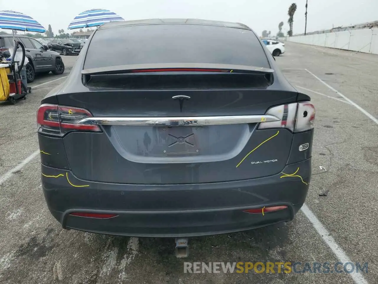 6 Photograph of a damaged car 5YJXCDE25KF158944 TESLA MODEL X 2019